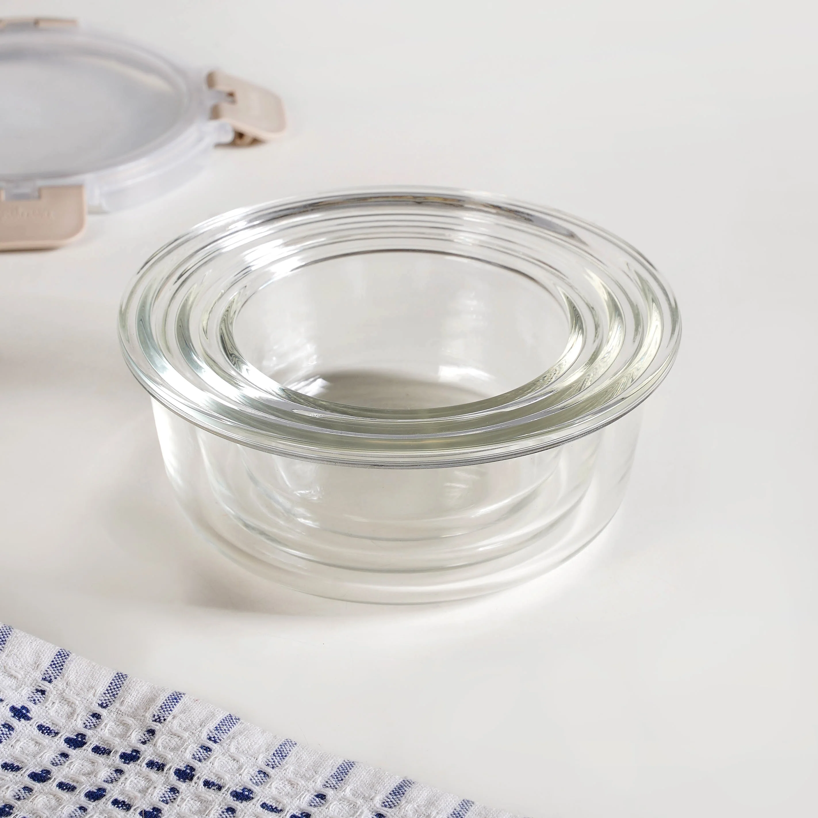 Nestro Pro Microwave Safe Containers Set Of 3 Round Beige 215ml 400ml 600ml - Image 8