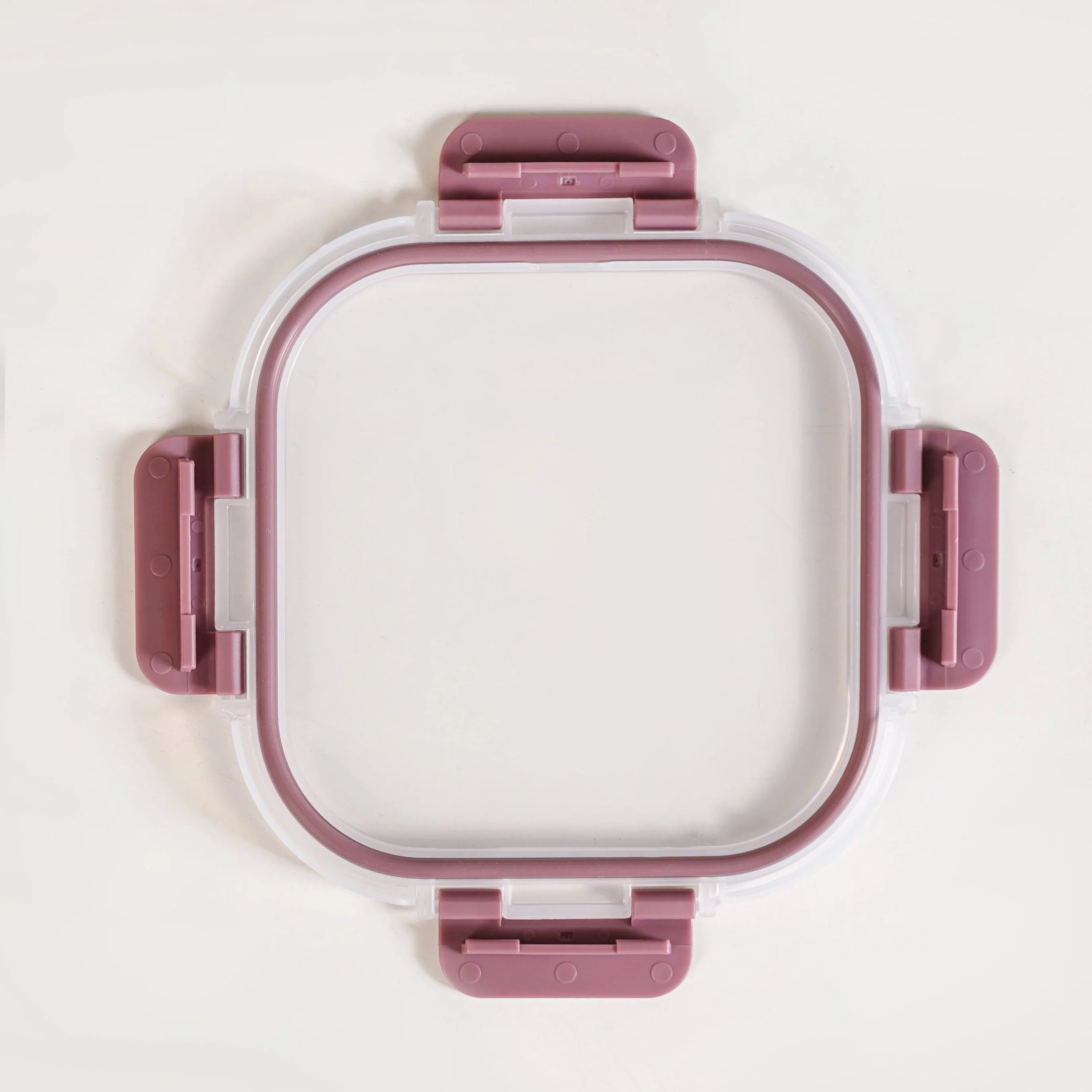 Nestro Square Airtight Containers Set Of 4 Dusty Pink 160ml 300ml 500ml 800ml - Image 6