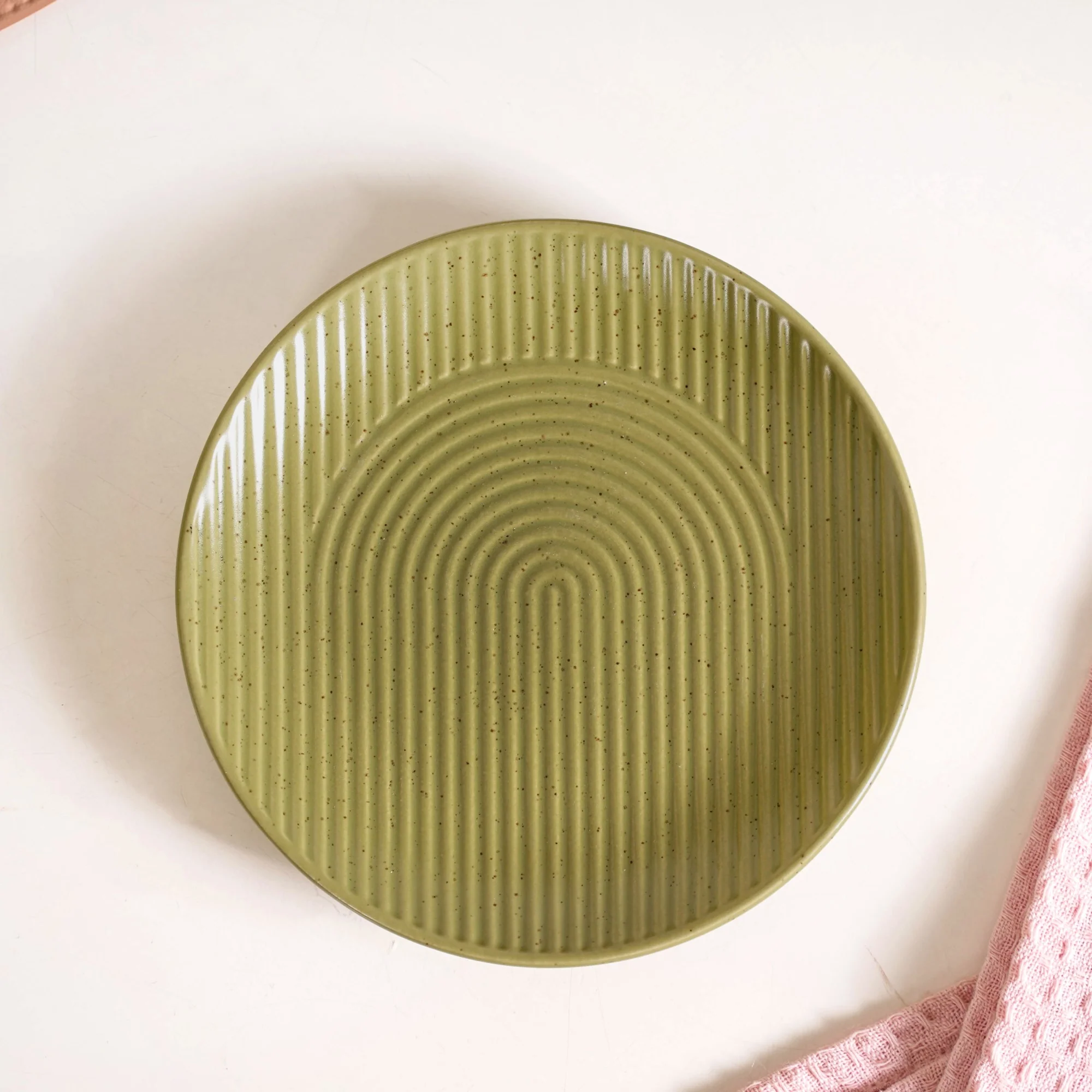 Nordic Ripple Ceramic Snack Set Of 6 With Mugs Bowls Dessert Plates - Image 7