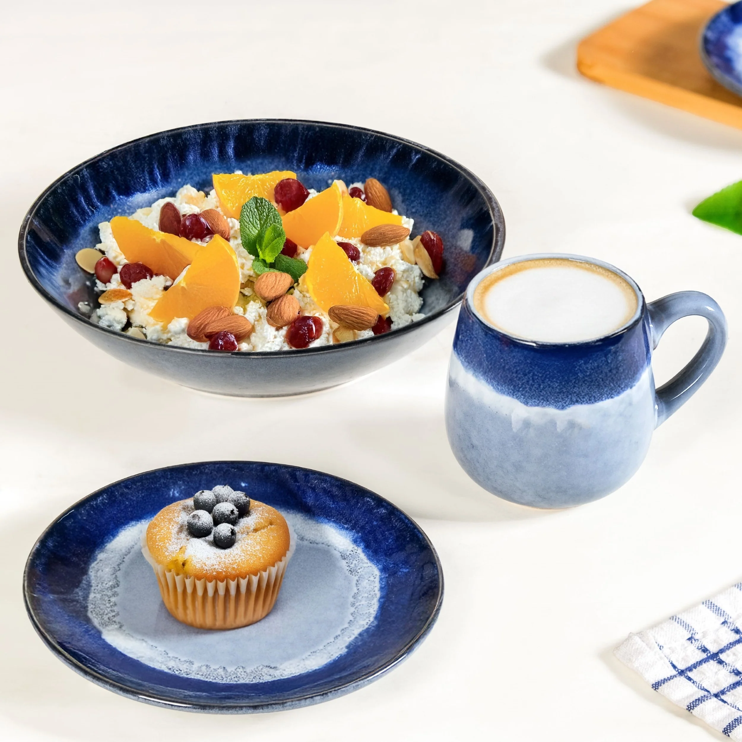 Ocean Ombre Snacks Desserts Set For 4 - Image 5