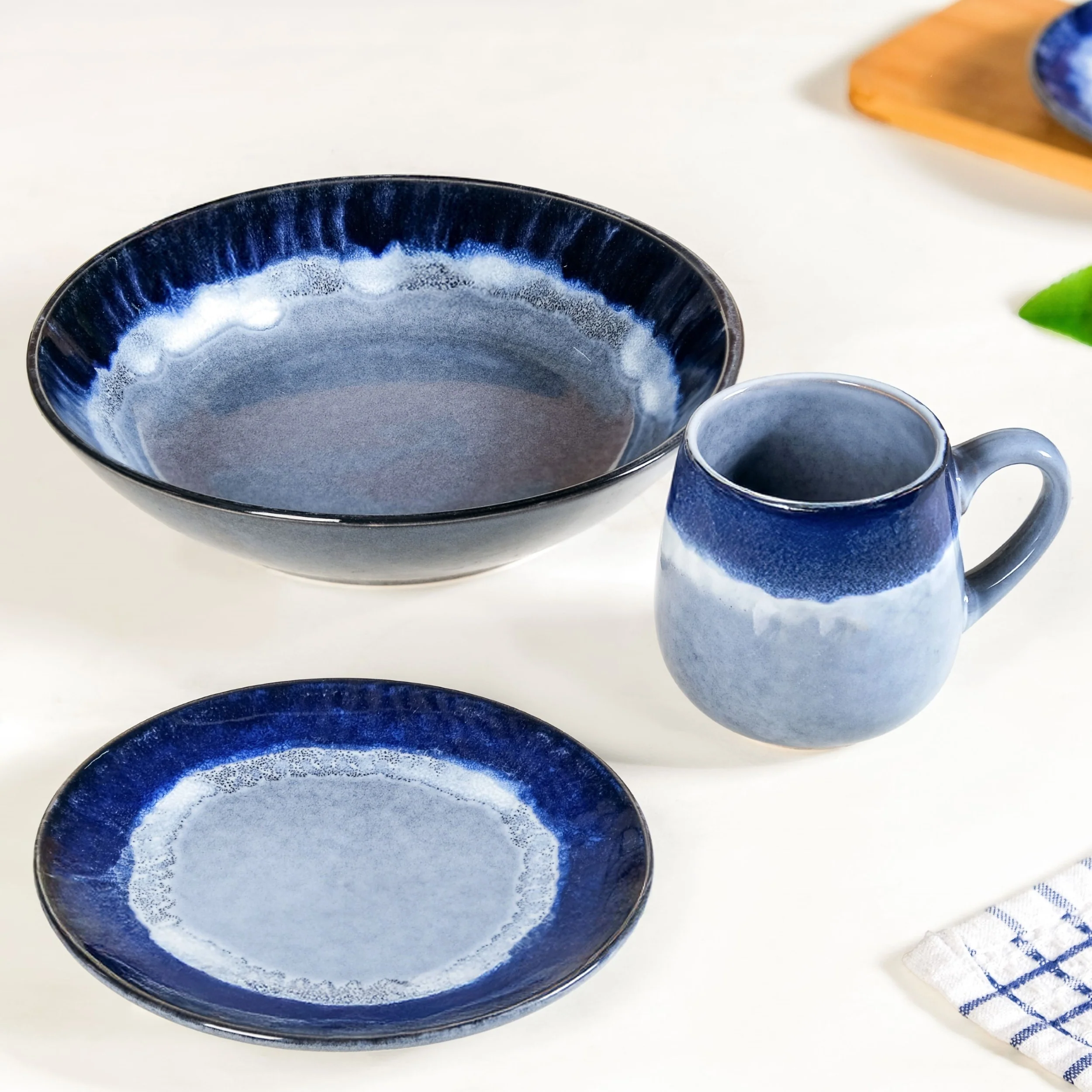 Ocean Ombre Snacks Desserts Set For 4 - Image 9