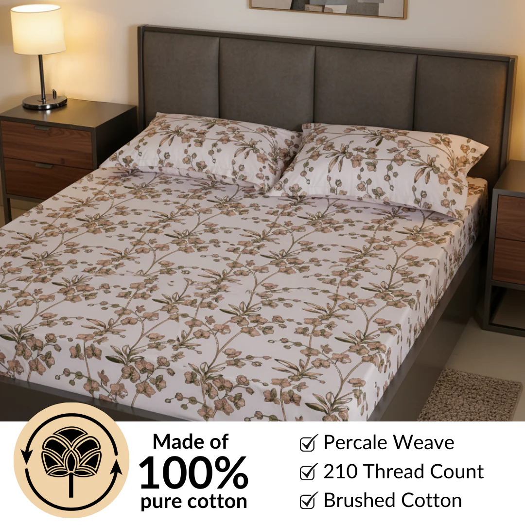Orchid Grace King Size Bedding Set 275x275cm - Image 7