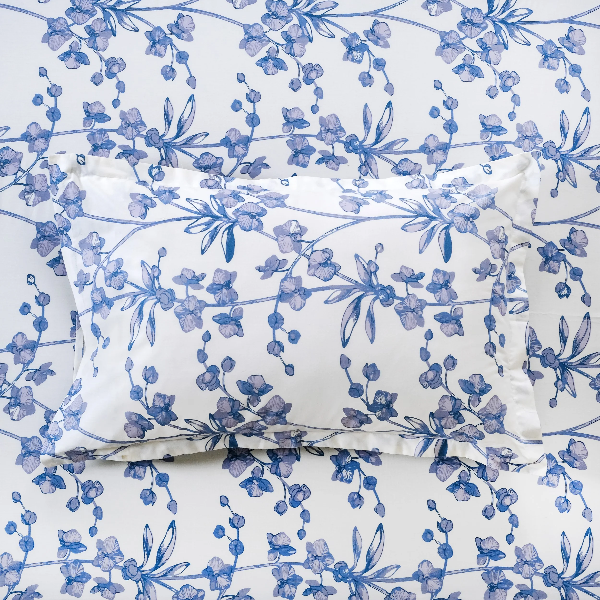 Orchid Whisper Pure Cotton King Size Bedding Set 275x275cm - Image 8