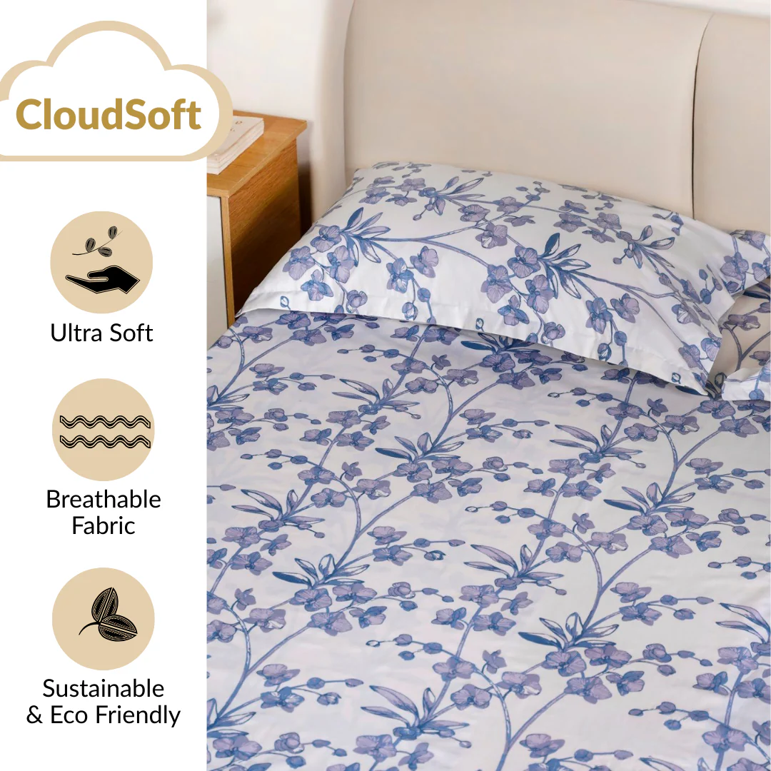 Orchid Whisper Queen Size Bedding Set 254x229cm - Image 5