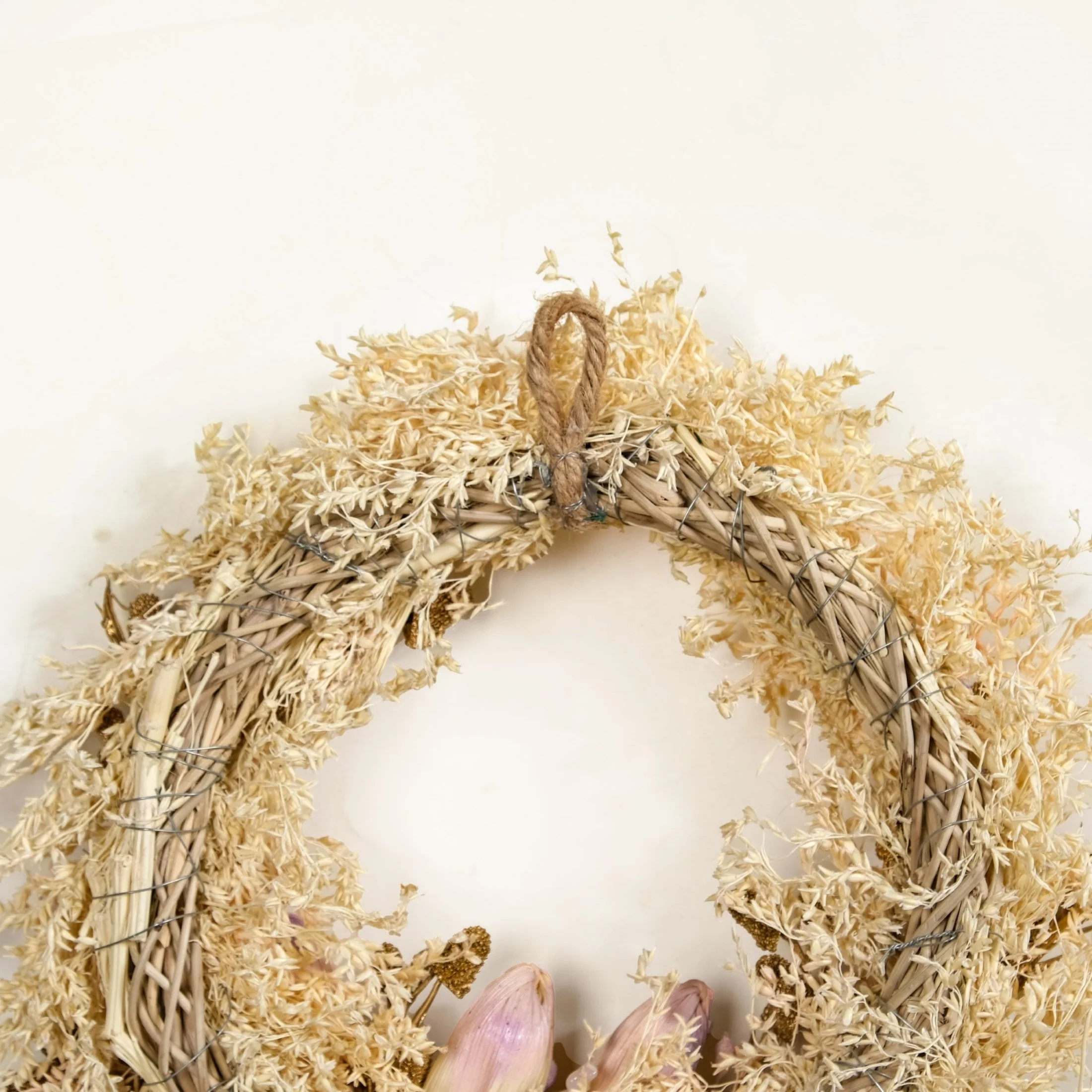 Organic Soft Rose Christmas Wreath - Image 6