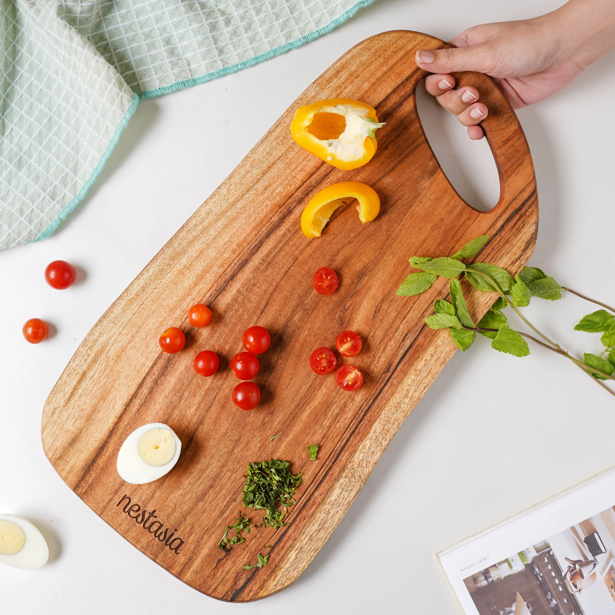 Organic Wooden Platter 18 Inch - Image 4