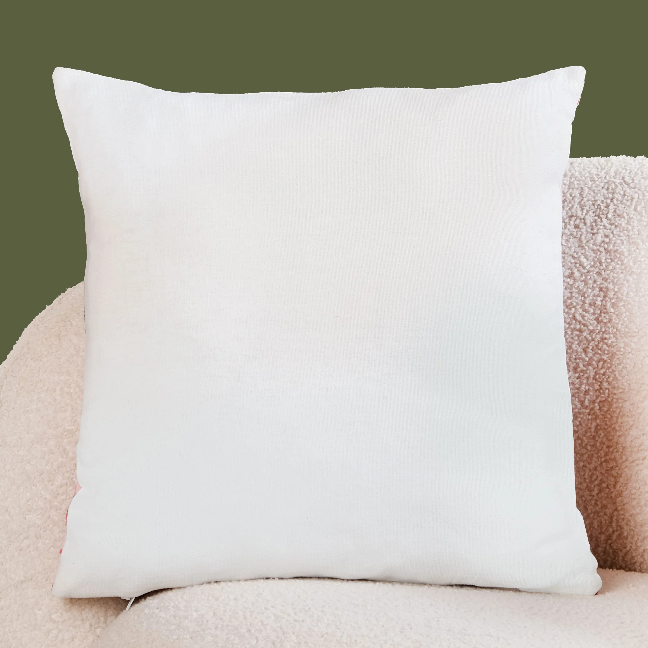 Palm And Charm Embroidered Cotton Cushion Cover 40x40cm - Image 9