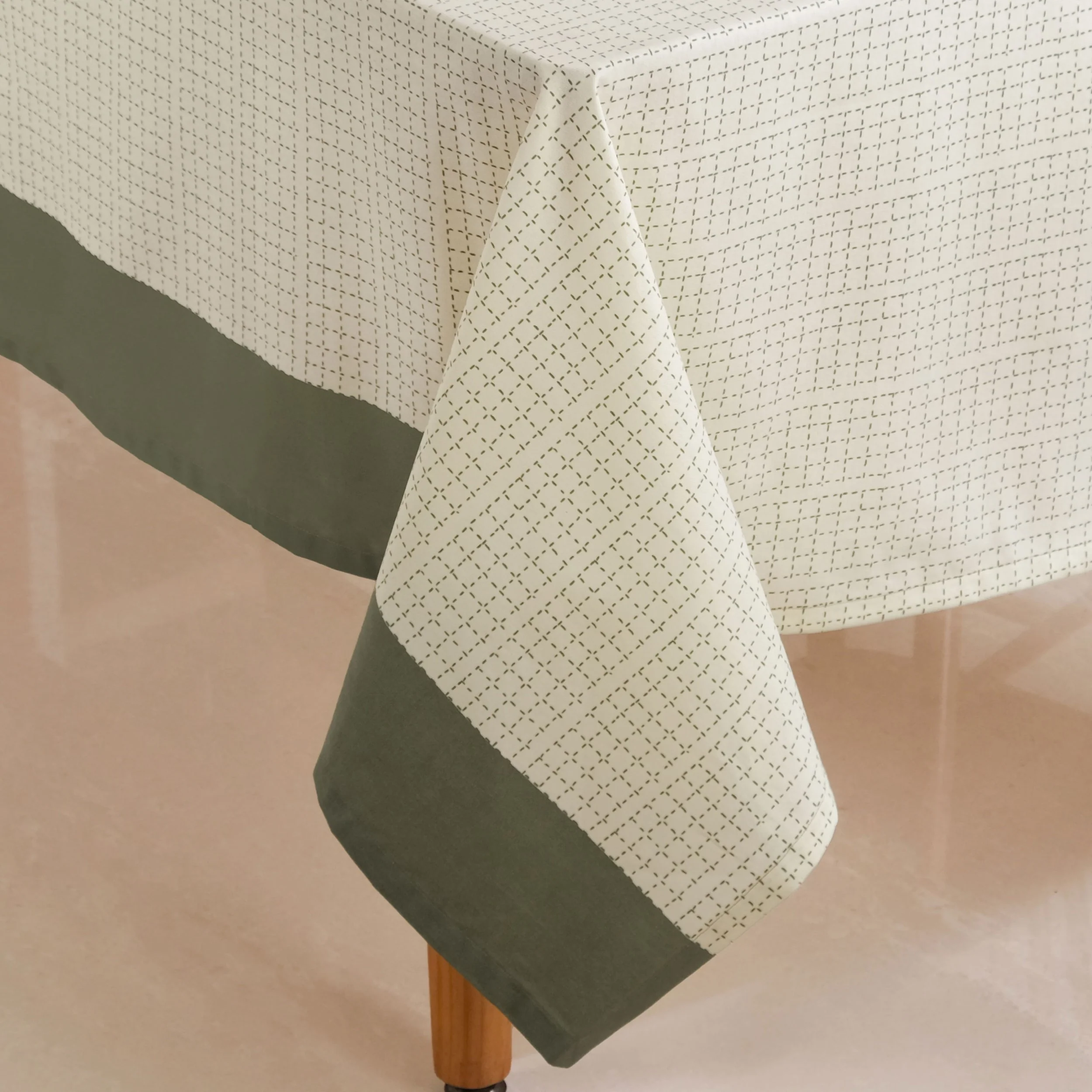 Palm Grove 8 Seater Cotton Table Cover 274x152cm - Image 6