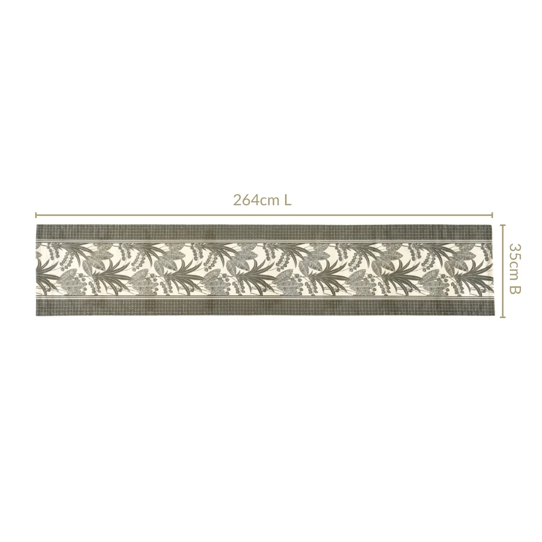 Palm Grove Water Resistant 8 Seater Runner 264x35cm - Image 4