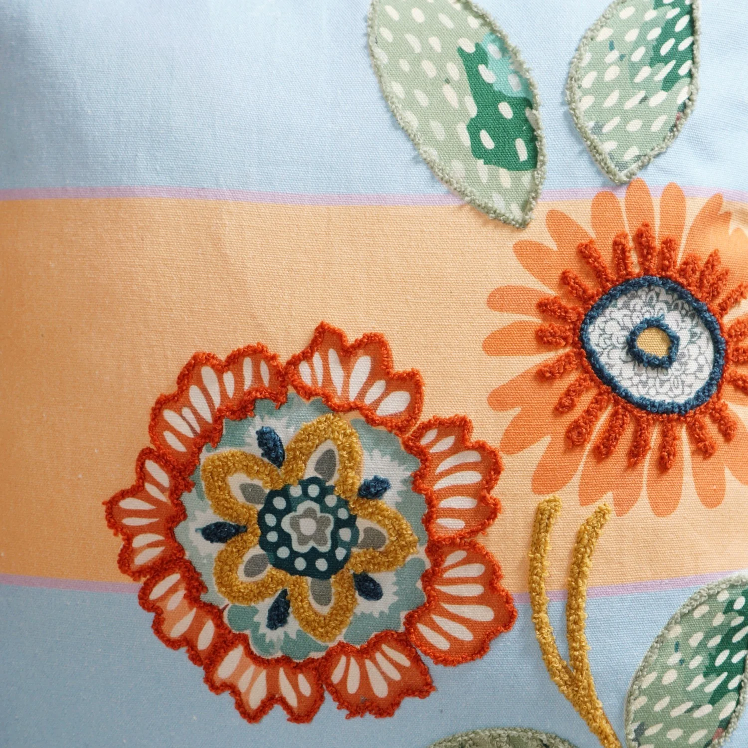 Bloom Era Pastel Cotton Cushion Cover 45x45cm - Image 6