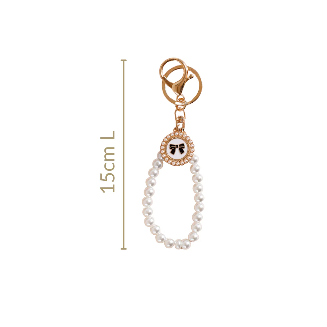 Pearl Perfection Keychain With Dual Hooks - Image 4
