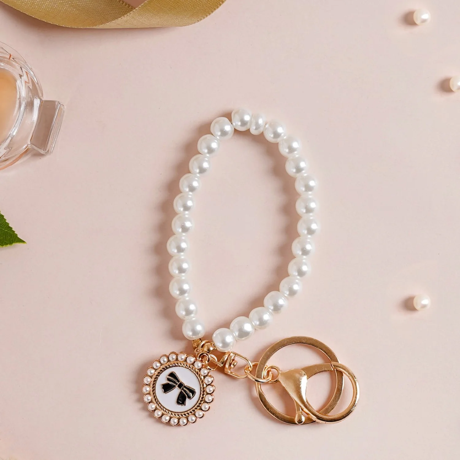 Pearl Perfection Keychain With Dual Hooks - Image 6