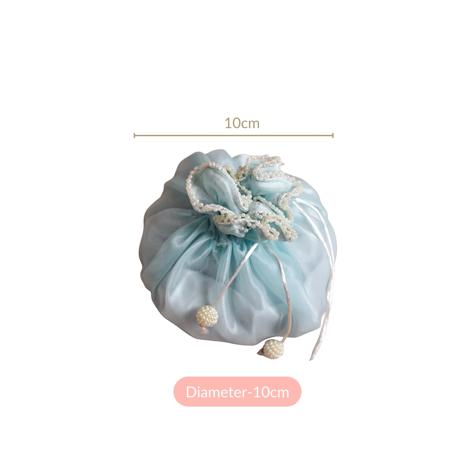 Pearl Potli Bags For Gifting Set Of 2 - Image 5