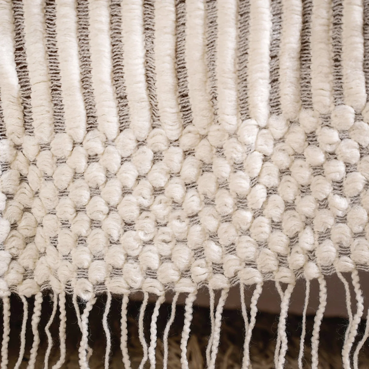 Pearl White Couch Throw - Image 5
