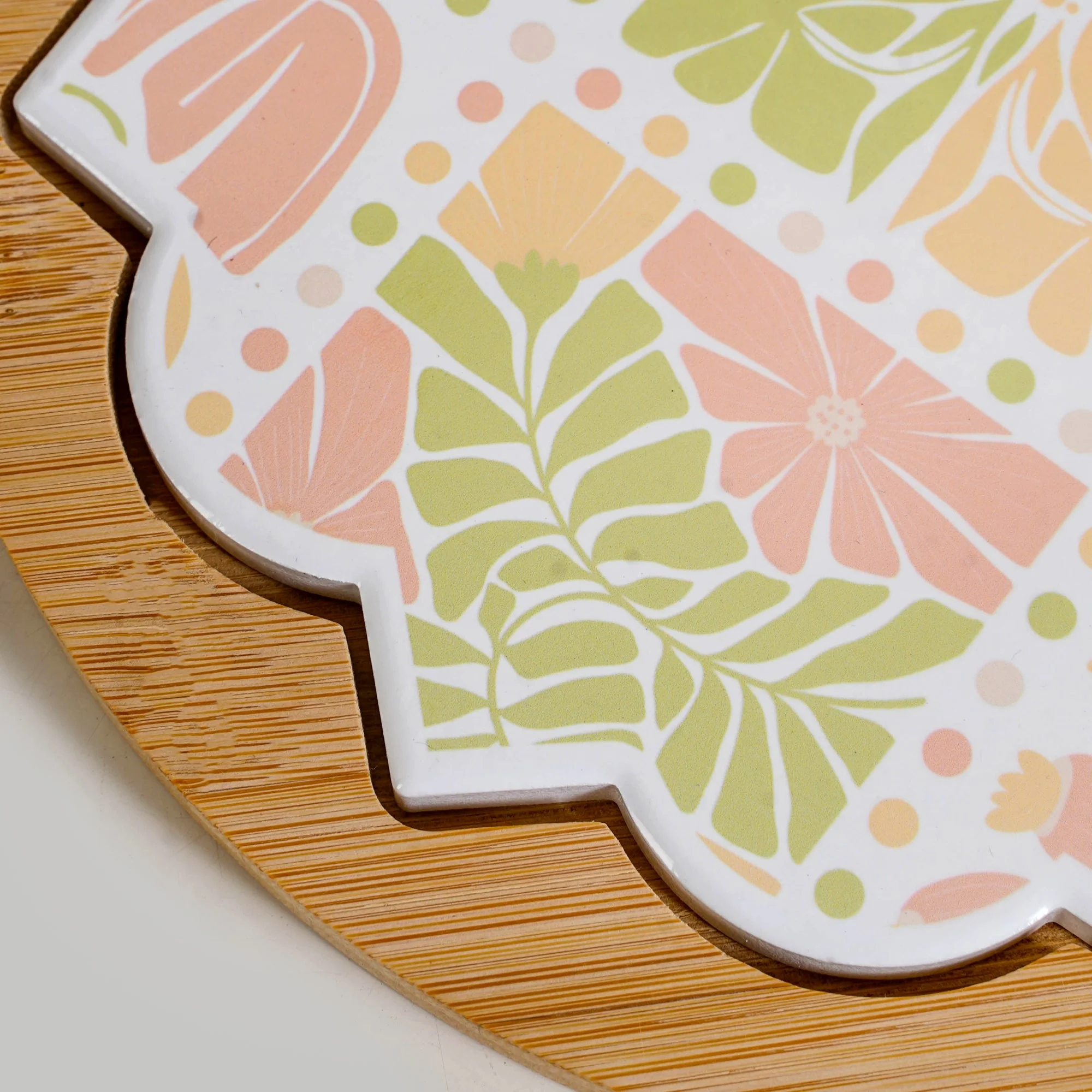 Perfectly Pastel Round Ceramic Platter 22cm - Image 8