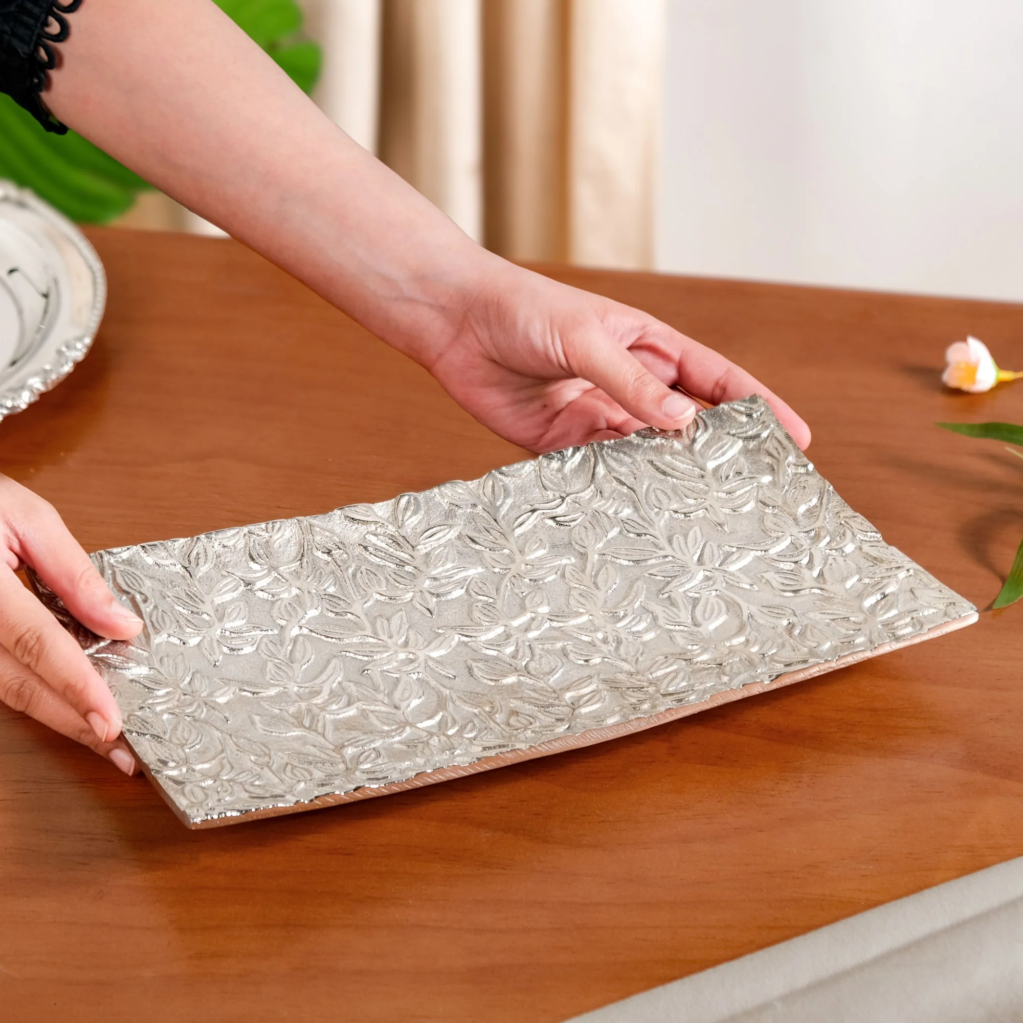 Petal Press Metal Decorative Tray - Image 3