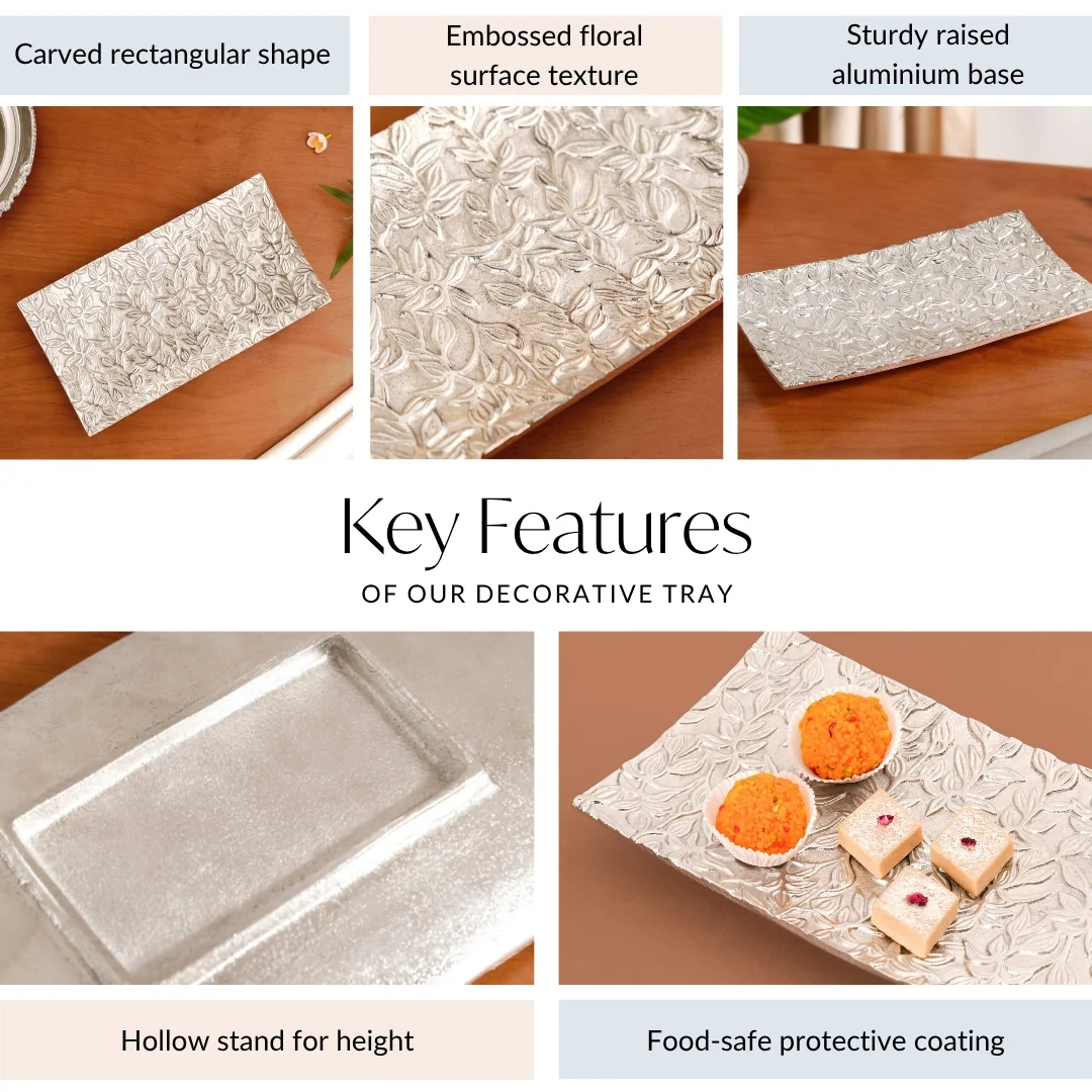 Petal Press Metal Decorative Tray - Image 5