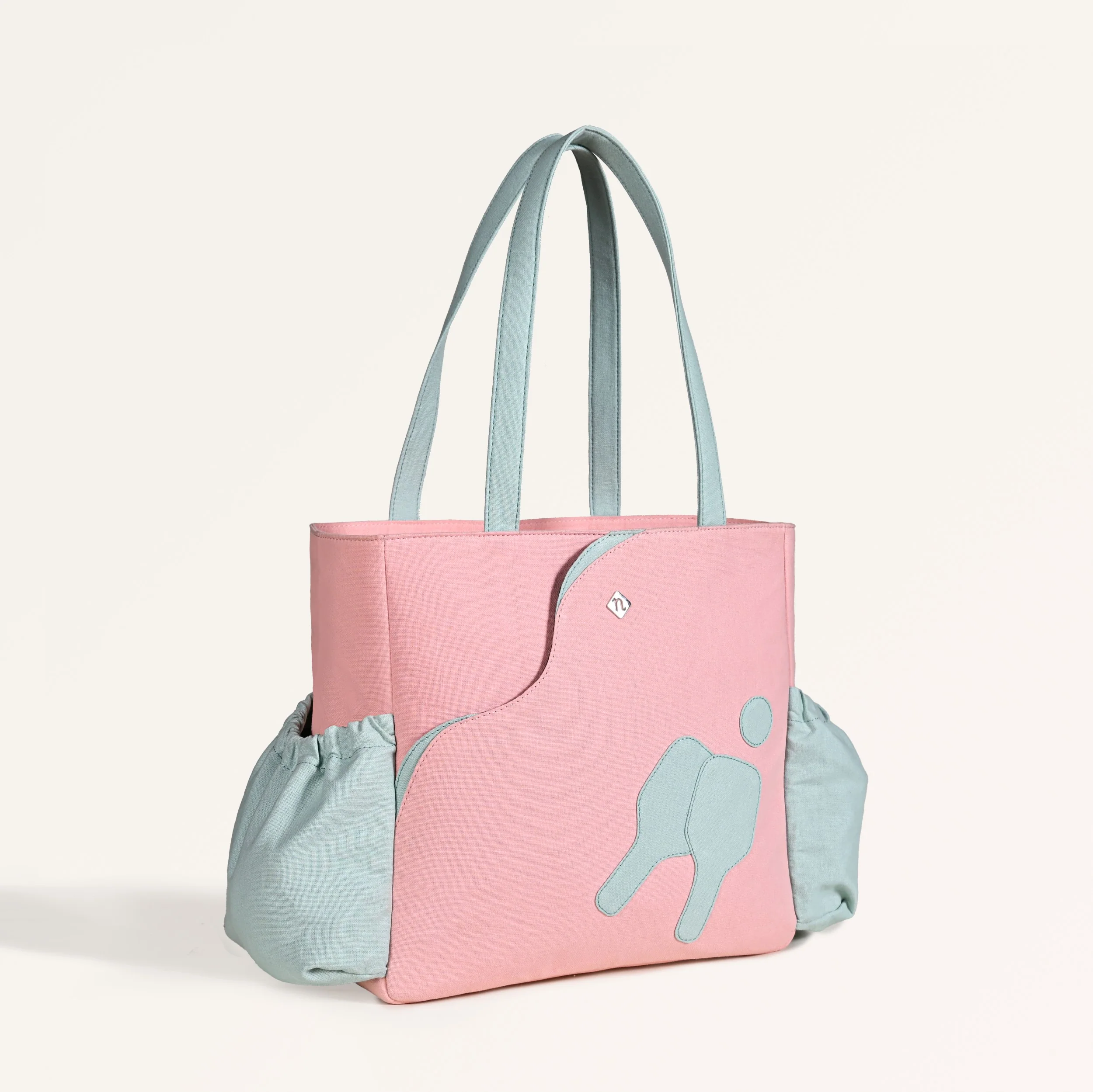 Pickleball Canvas Tote Handbag - Image 2