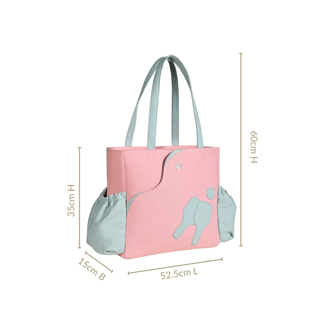 Pickleball Canvas Tote Handbag - Image 4