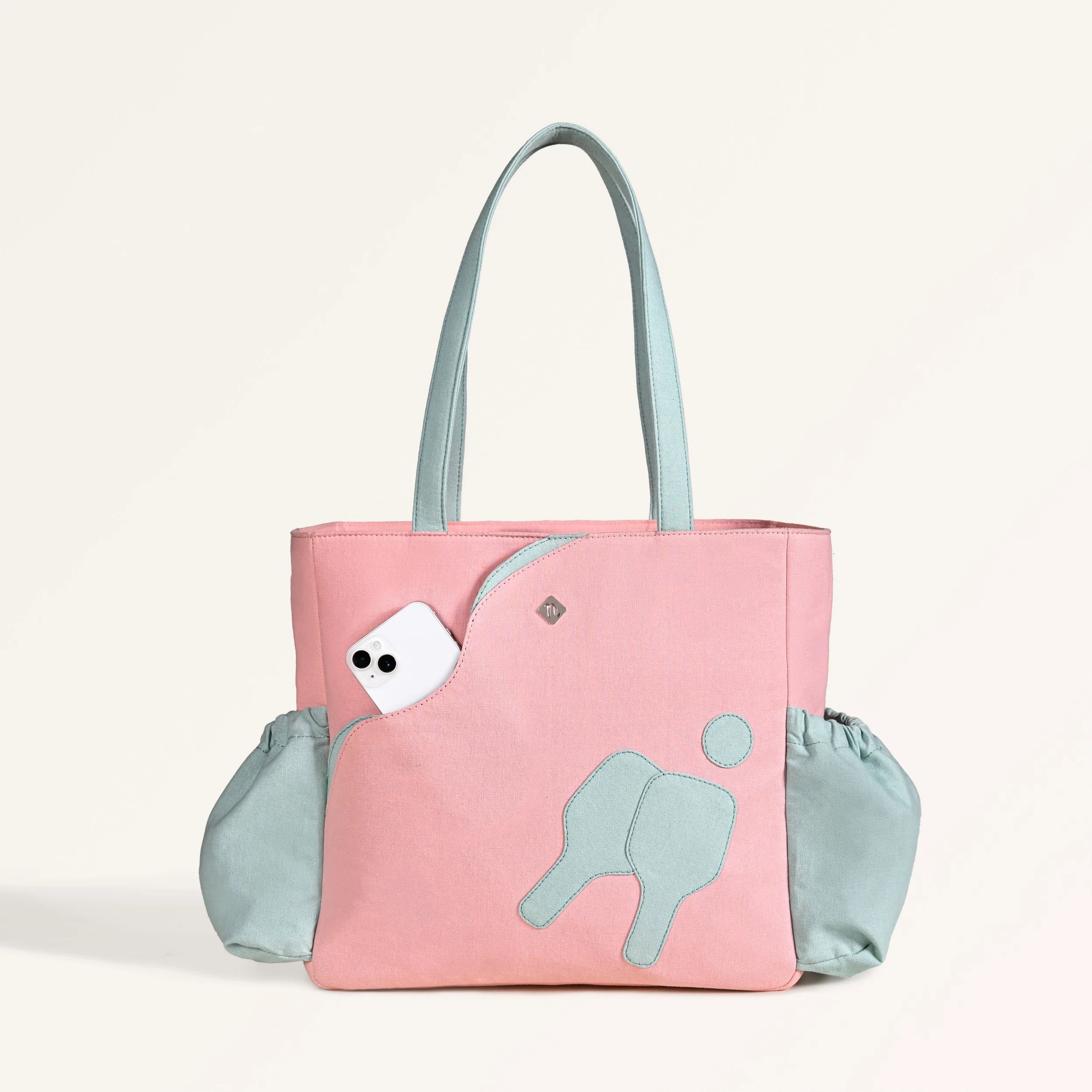 Pickleball Canvas Tote Handbag - Image 7