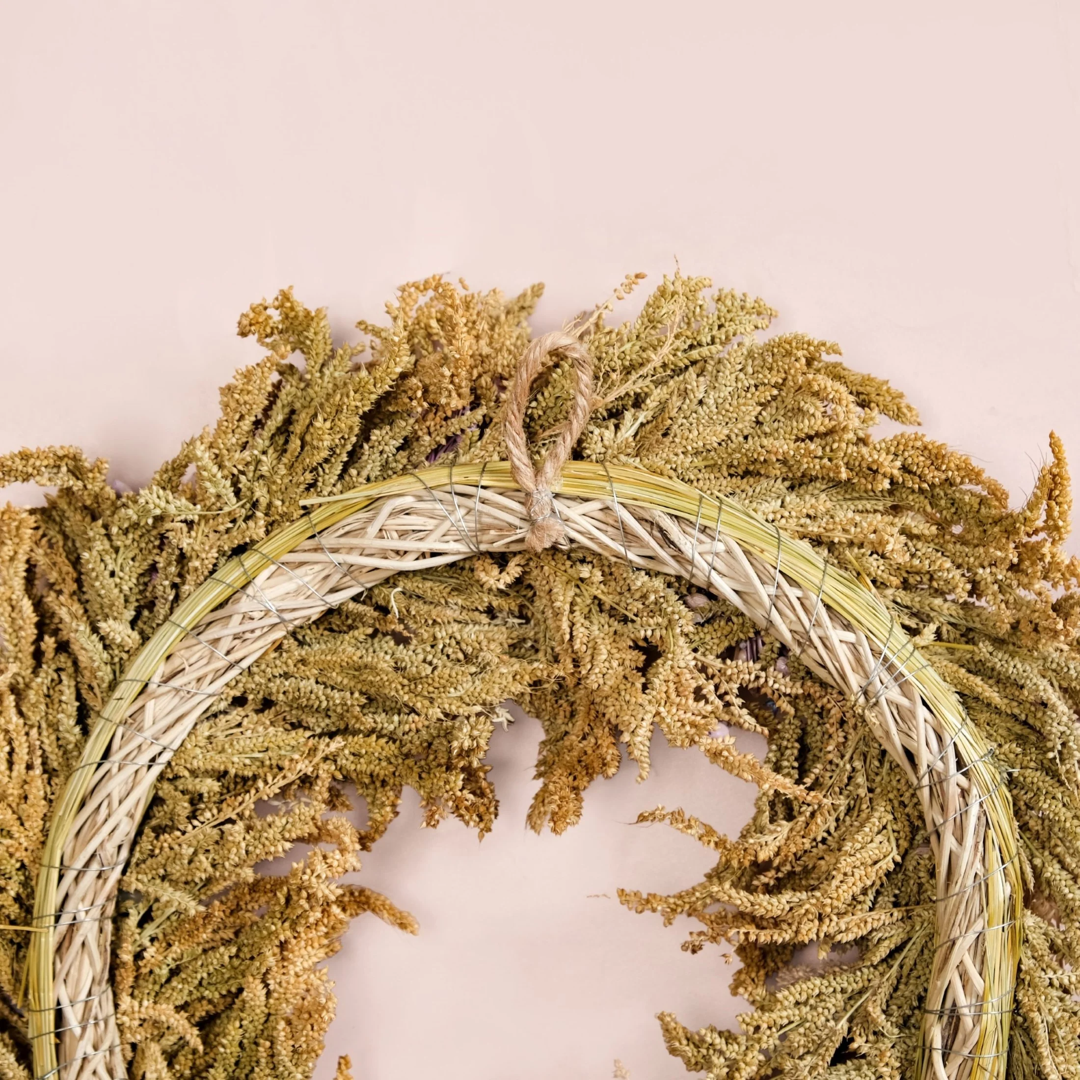 Pine Cone Natural Dried Flowers Wreath For Holidays - Image 6