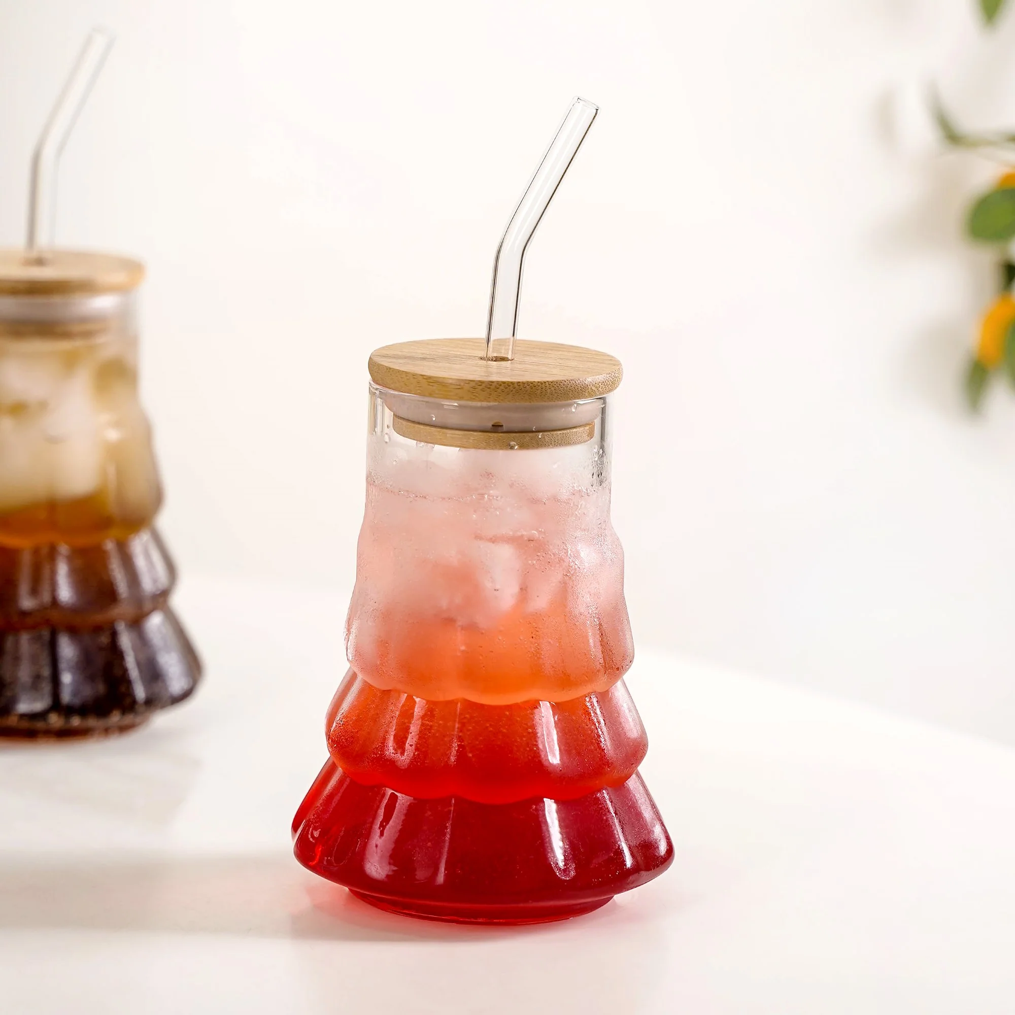 Tree Tumbler With Lid Straw Set Of 2 420ml - Image 6