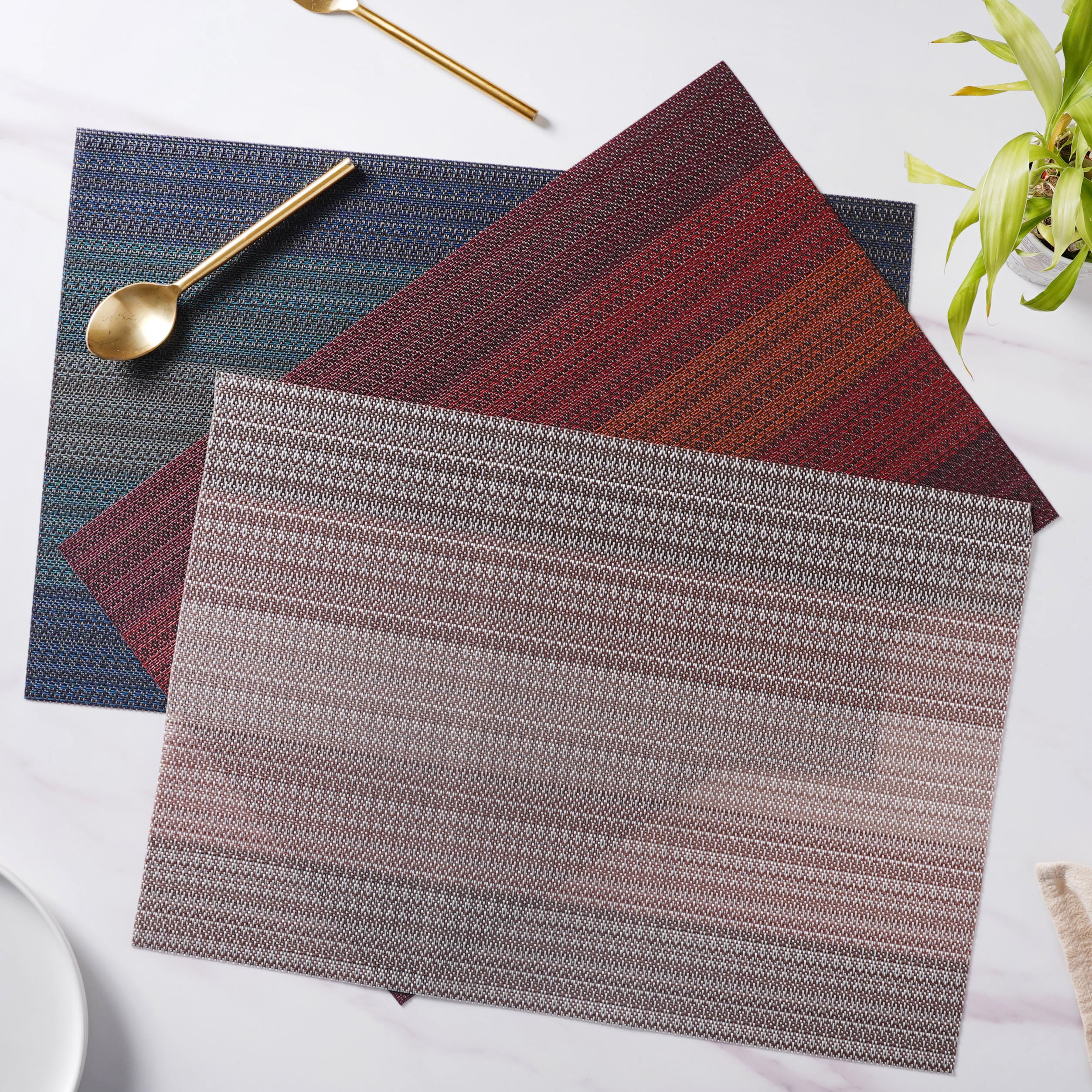 Placemat Set of 6 For Dining Table - Image 3