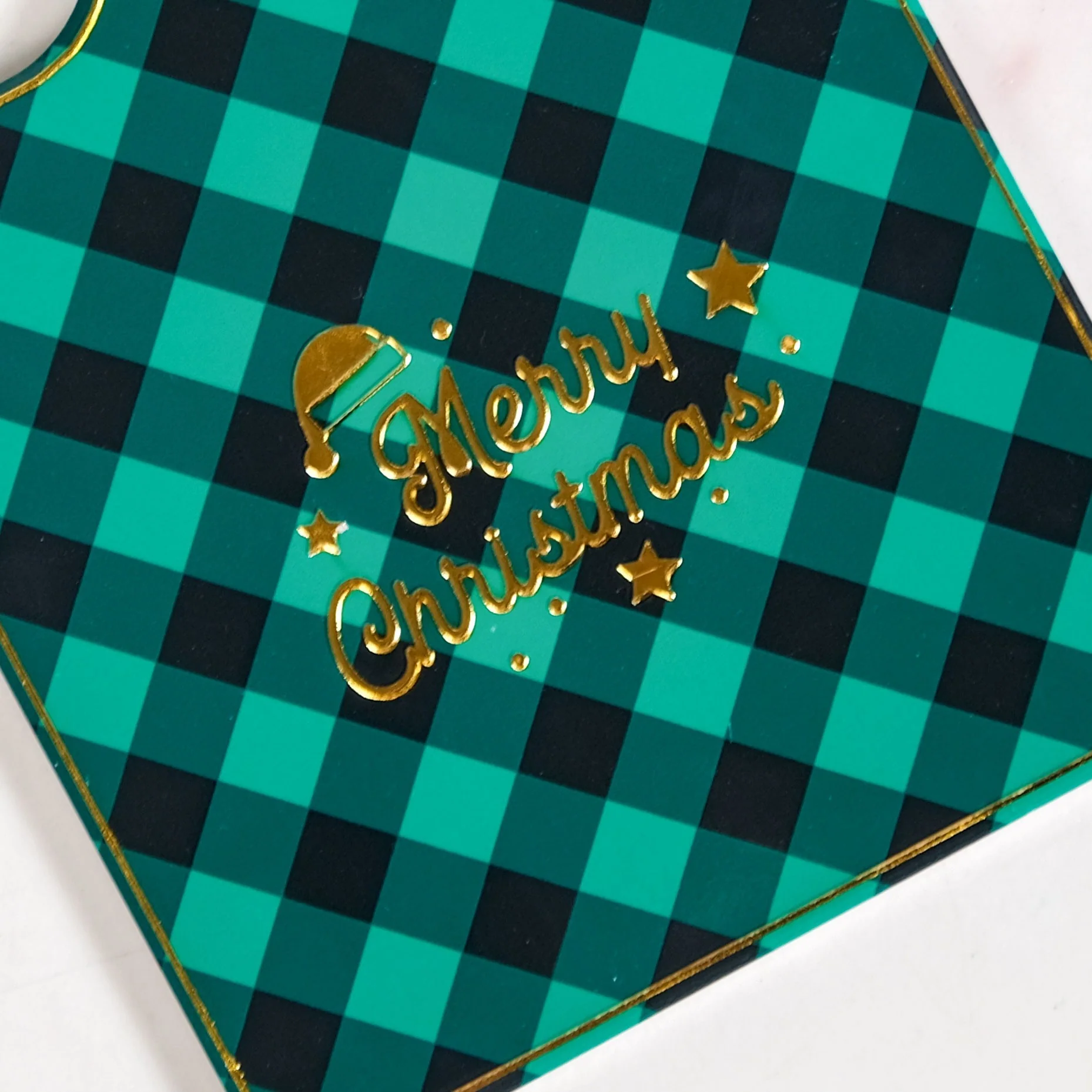 Plaid Red Green Ceramic Serving Platter Set Of 2 24x17cm - Image 6
