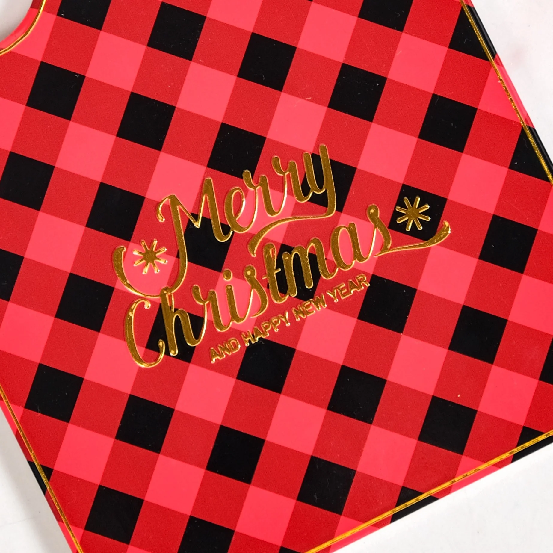 Plaid Red Green Ceramic Serving Platter Set Of 2 24x17cm - Image 7