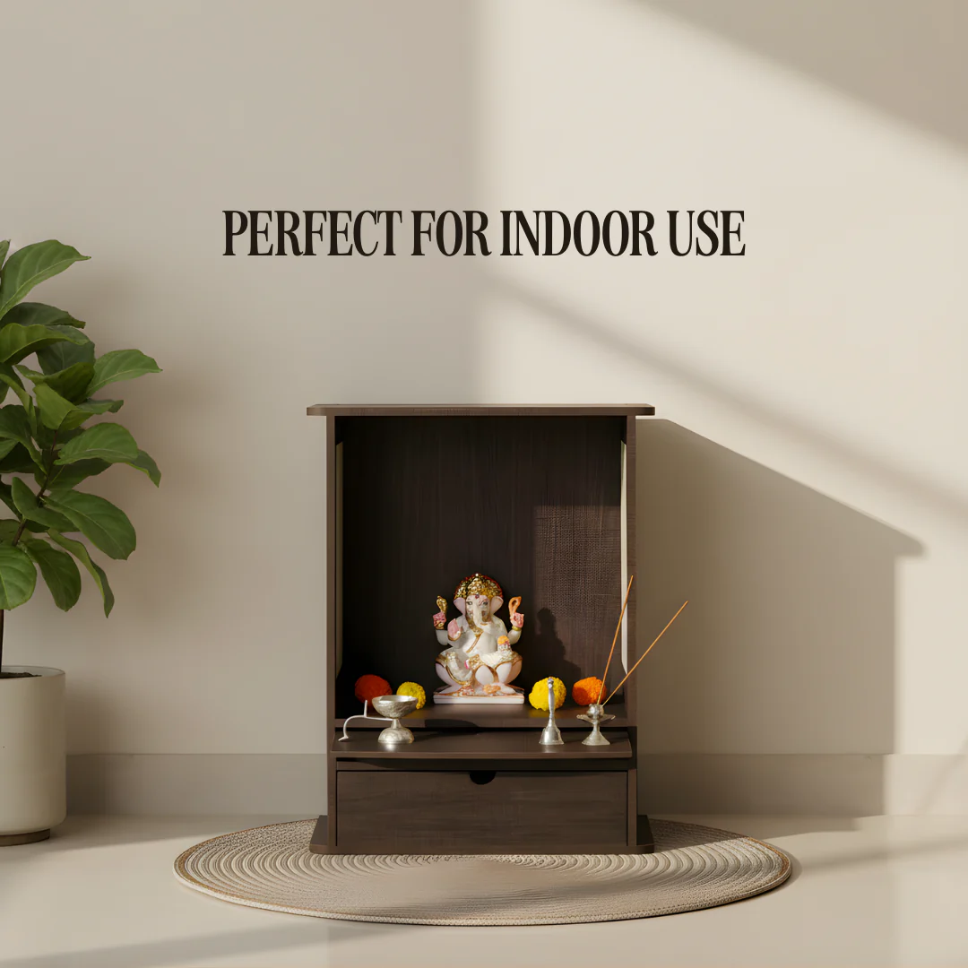 Pooja Mandir For Home And Office Large 45x25x65cm - Image 6