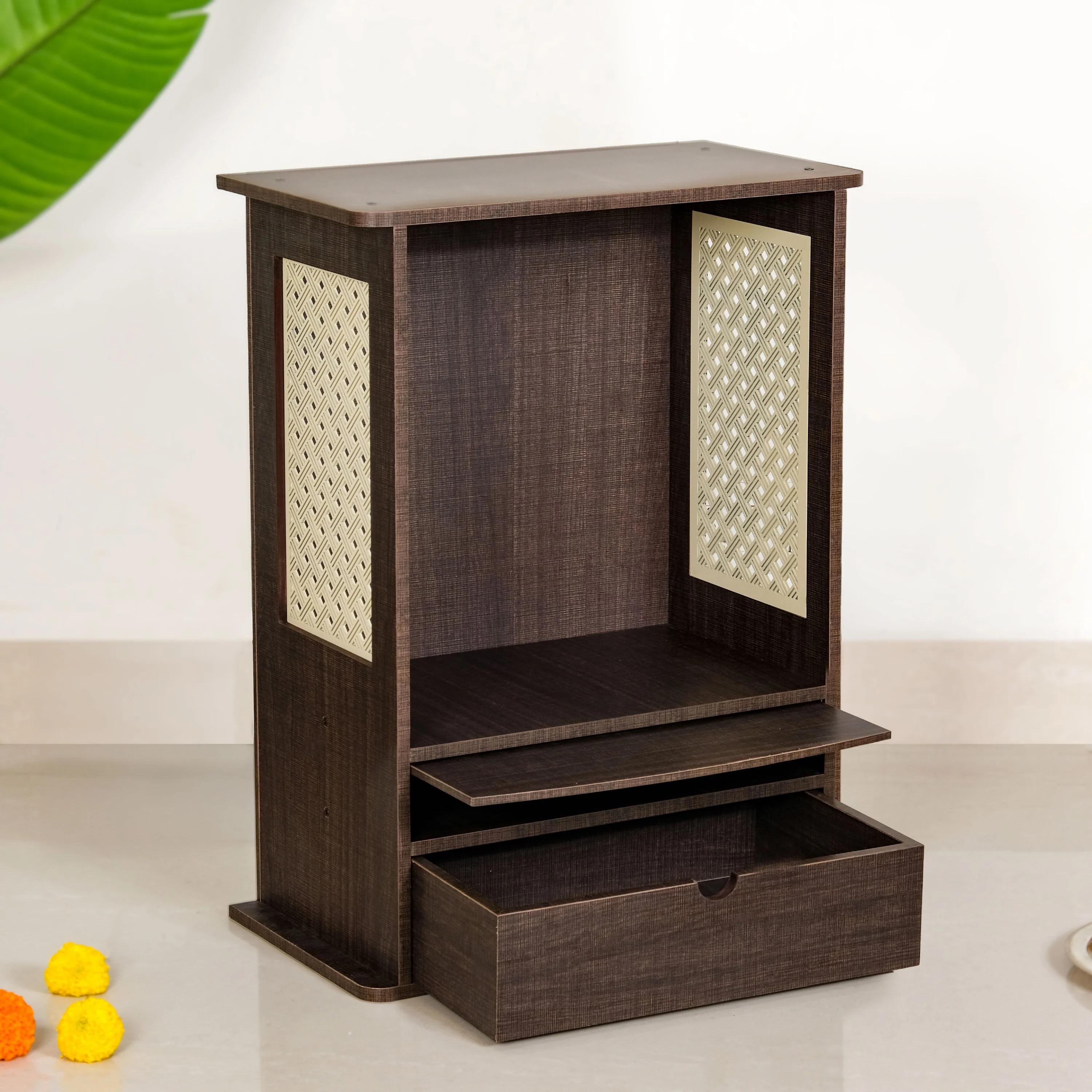 Pooja Mandir For Home And Office Large 45x25x65cm - Image 7