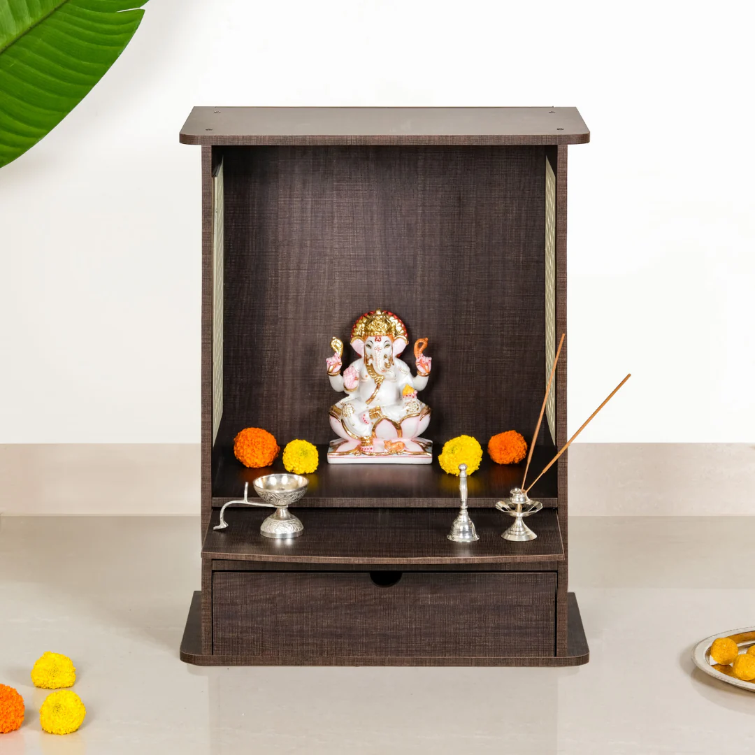 Pooja Mandir For Home And Office Large 45x25x65cm - Image 9