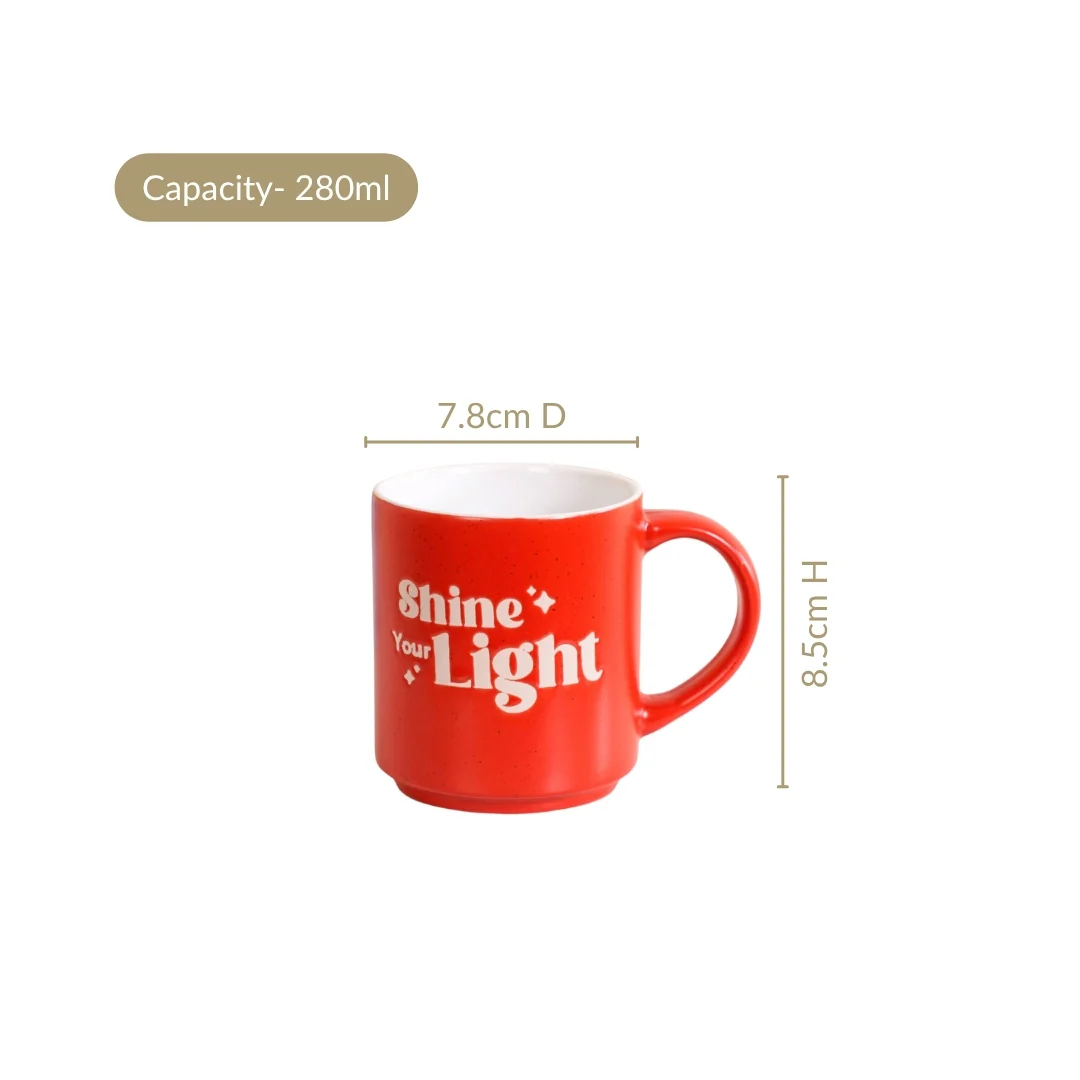 Positive Affirmation Stackable Mugs Set Of 4 280ml - Image 5