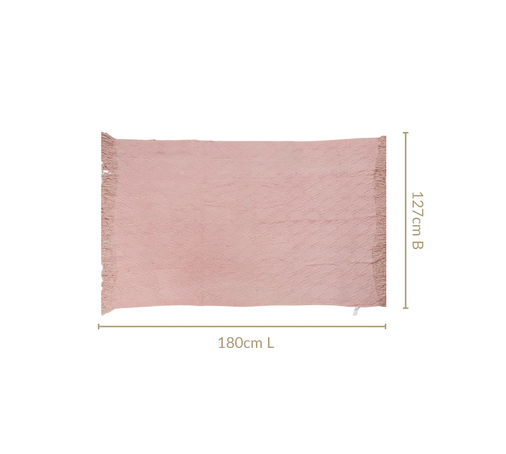 Powder Pink Comfort Throw - Image 3