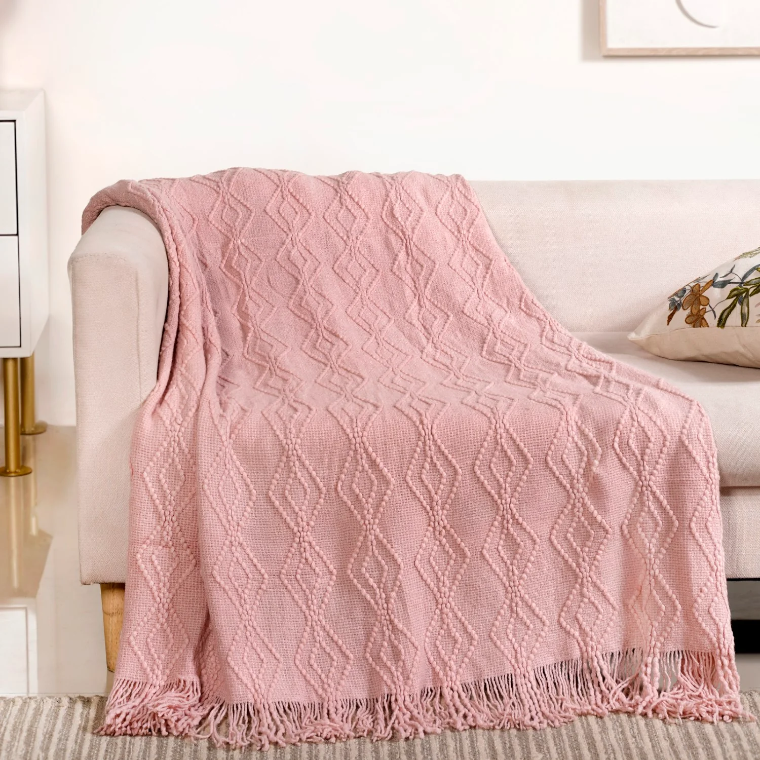 Powder Pink Comfort Throw - Image 6