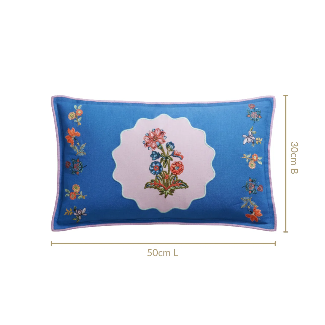 Bloom Era Bouquet Cotton Cushion Cover 50x30cm - Image 3