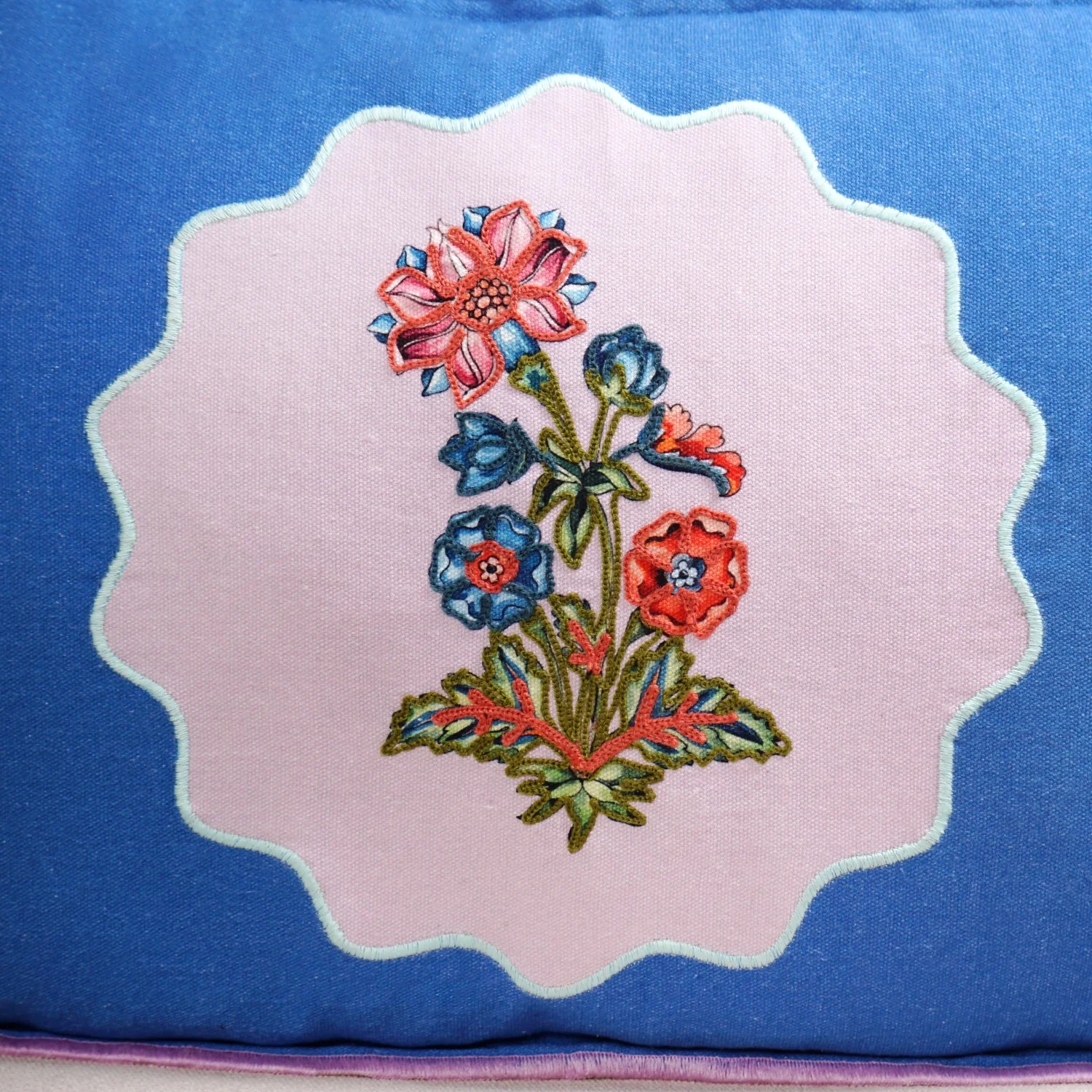 Bloom Era Bouquet Cotton Cushion Cover 50x30cm - Image 6