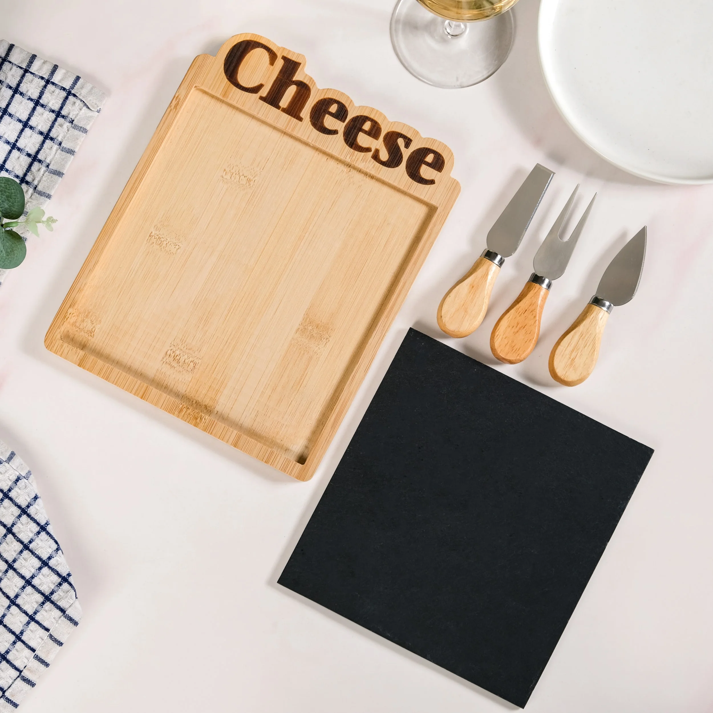 Premium Slate Cheese Board Set Of 4 - Image 8