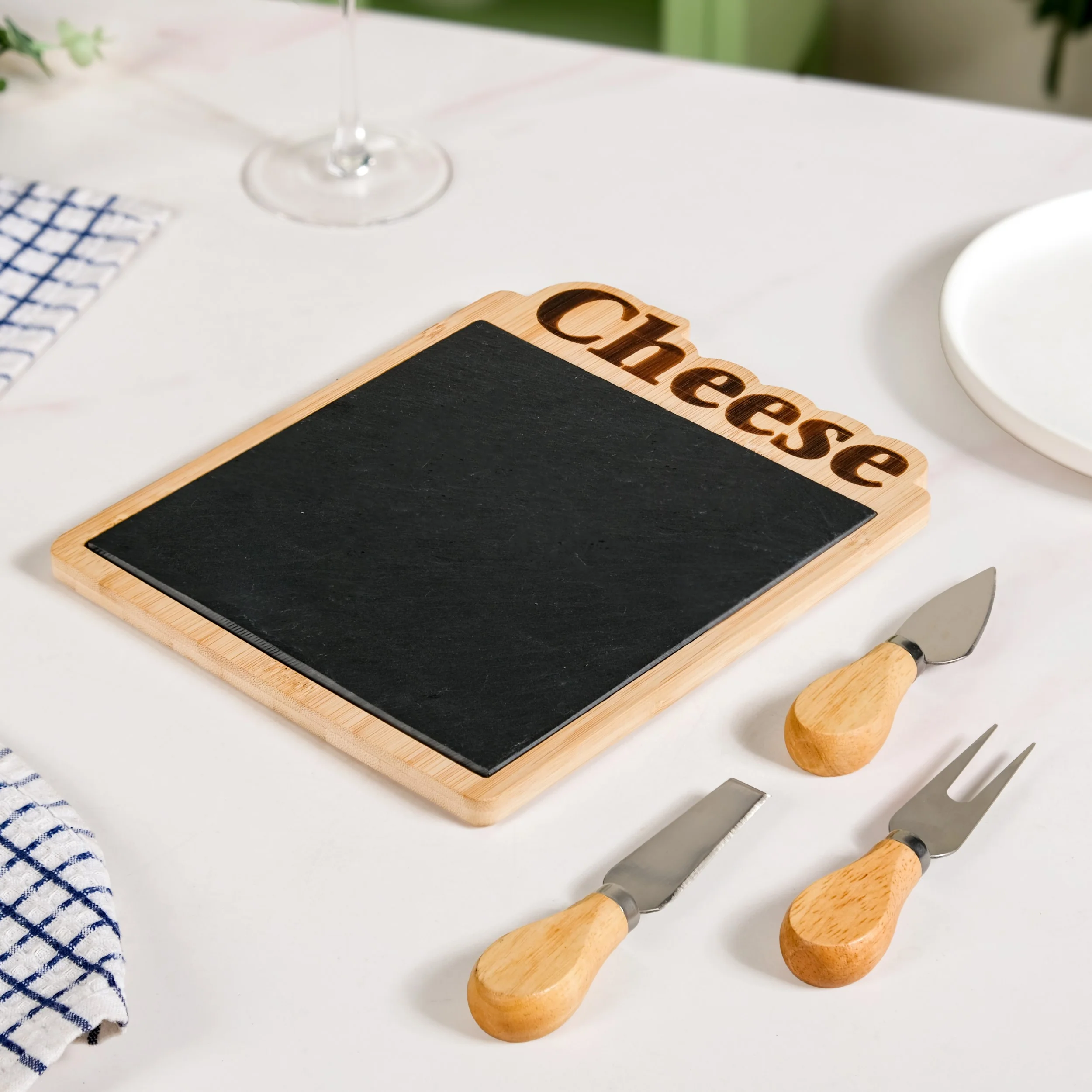 Premium Slate Cheese Board Set Of 4 - Image 9