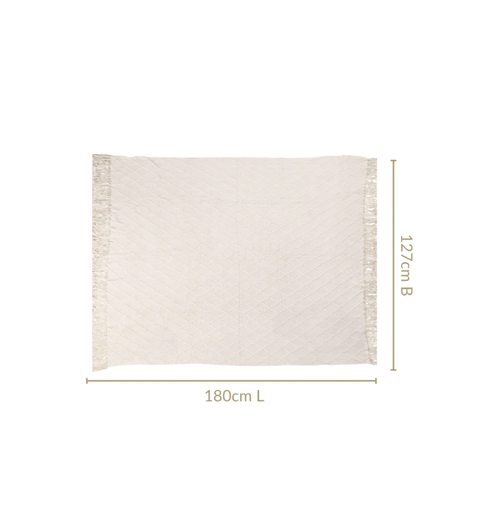 Pristine White Couch Throw - Image 3