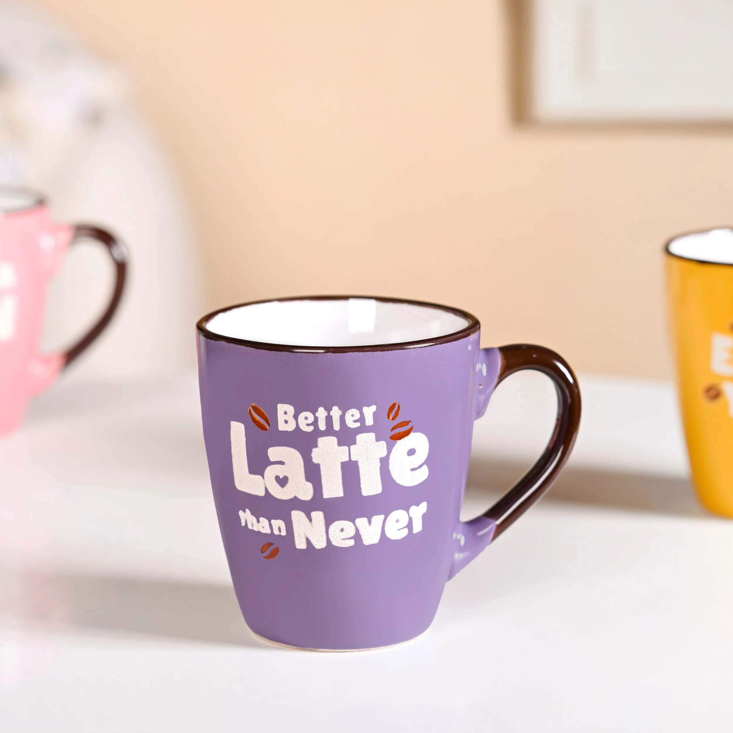 Puntastic Quotes Ceramic Coffee Mug Set Of 4 210ml - Image 6