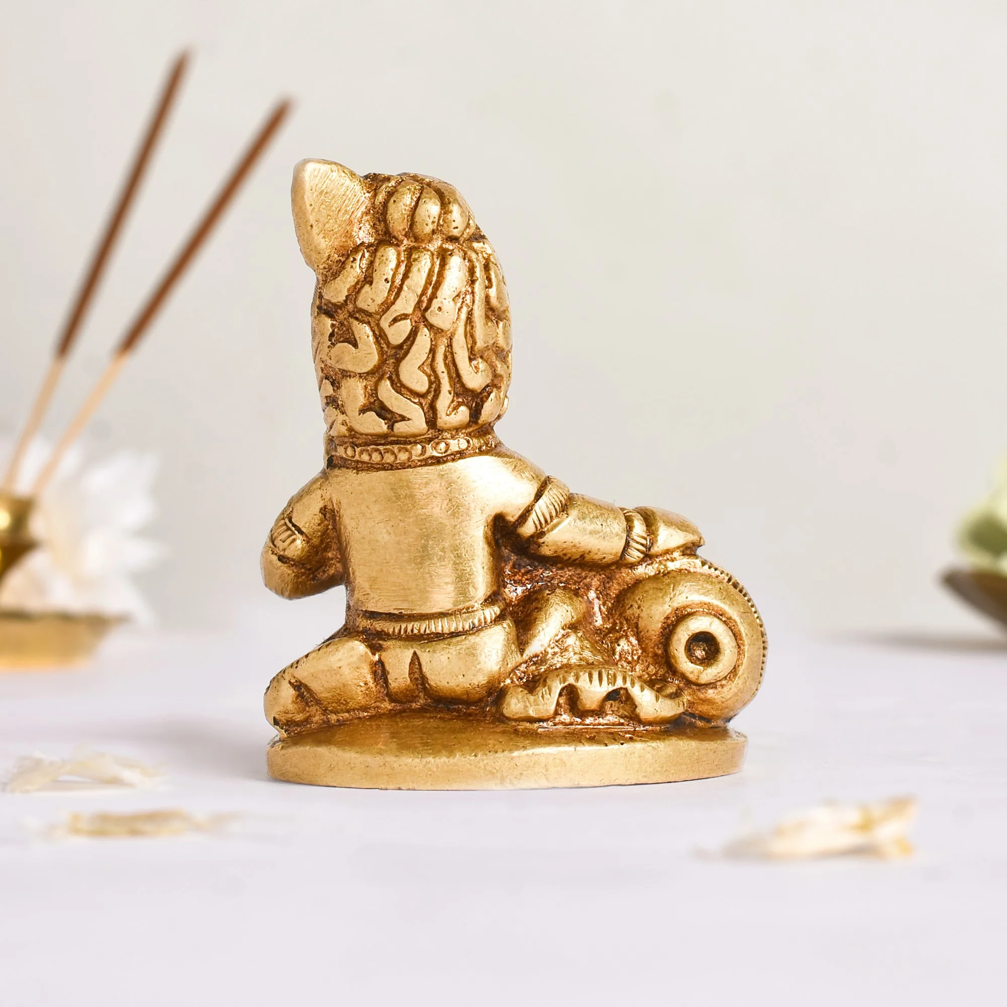 Pure Brass Laddu Gopal Idol 5cm - Image 9