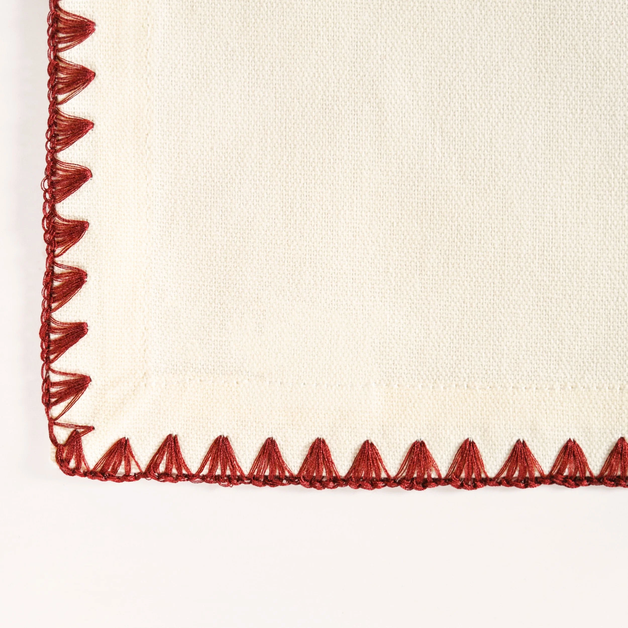 Pure Cotton Napkin Set Of 6 - Image 2