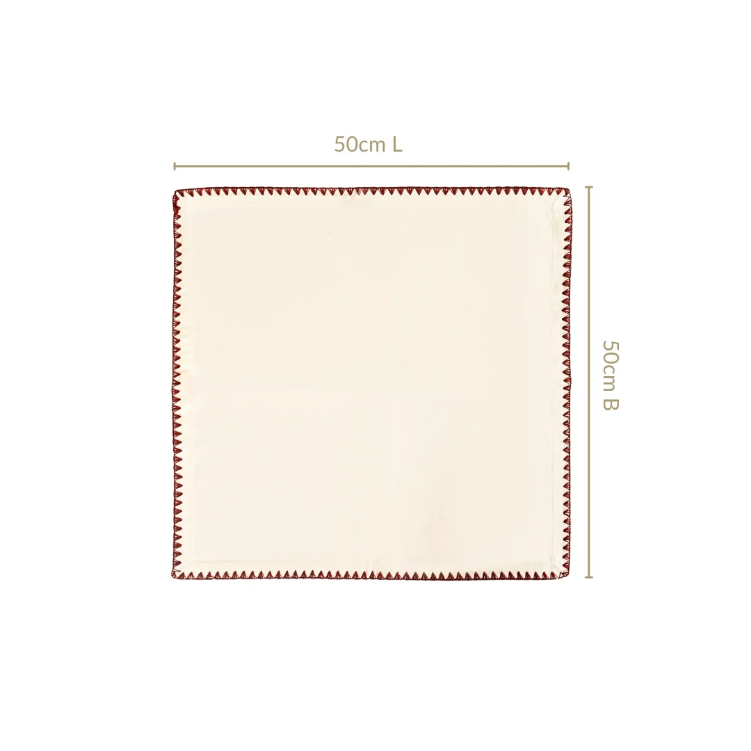 Pure Cotton Napkin Set Of 6 - Image 4
