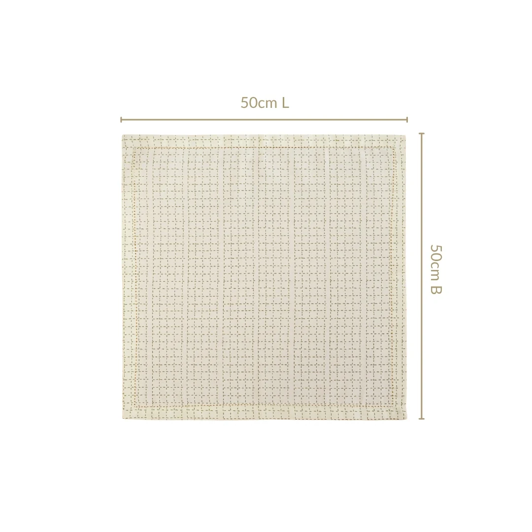 Pure Cotton Table Napkin Set Of 4 - Image 4