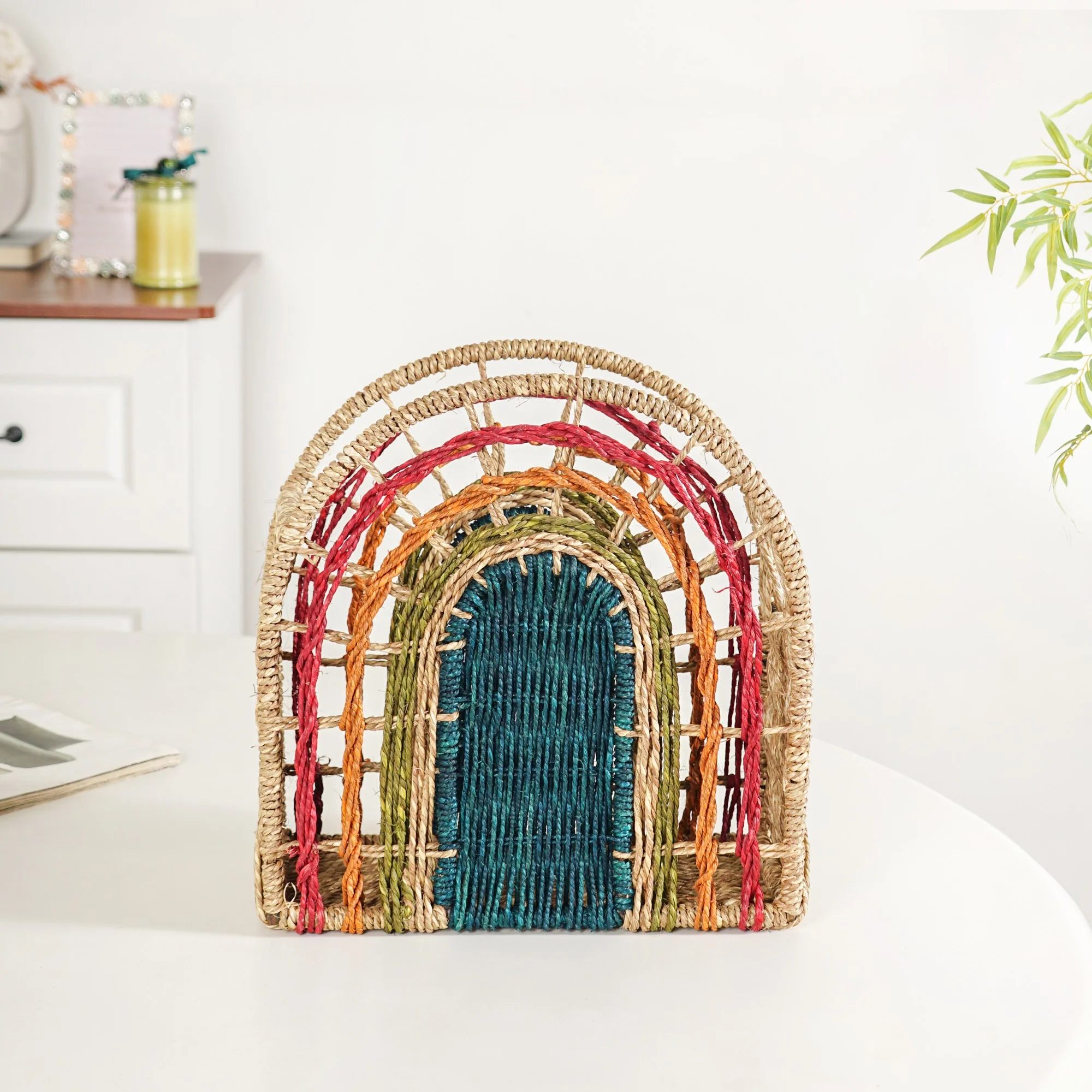 Rainbow Sustainable Sabai Storage Basket - Image 6