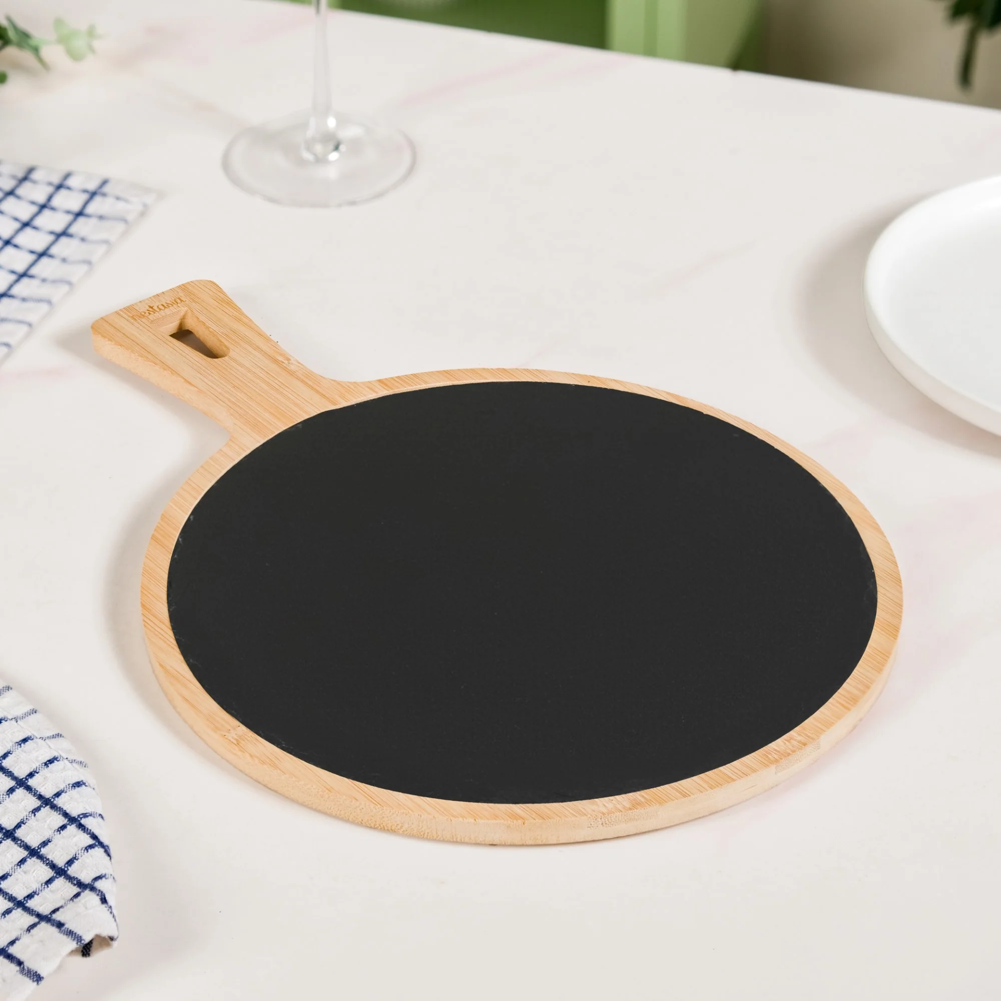 Removable Slate Round Serving Platter 26cm - Image 3
