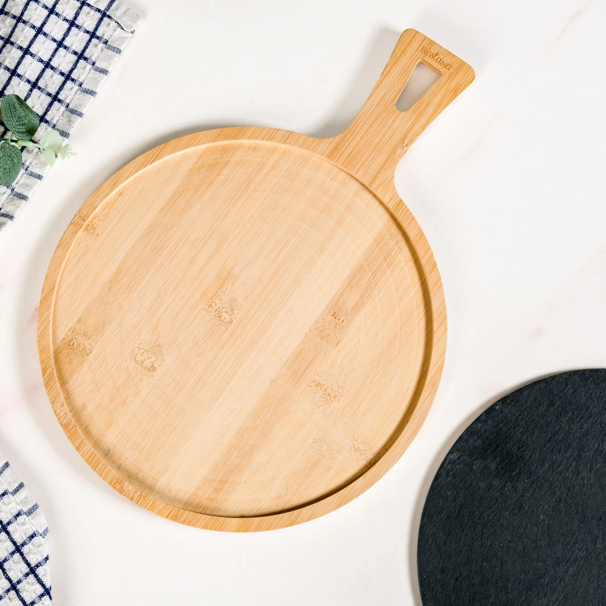 Removable Slate Round Serving Platter 26cm - Image 7