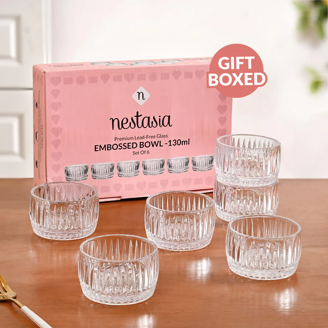 Ribbed Dessert Bowl Set Of 6 160ml - Image 7