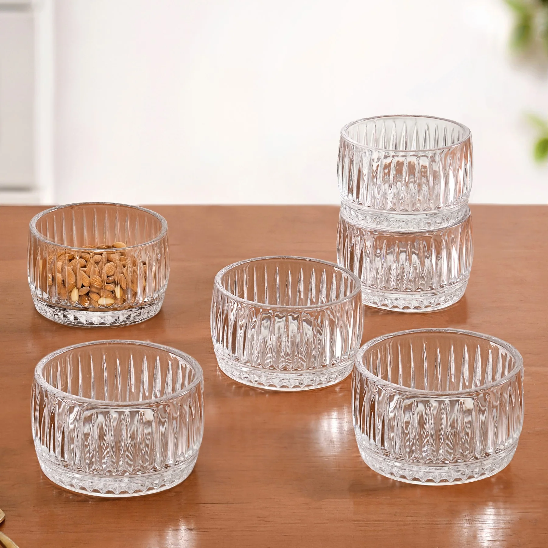 Ribbed Dessert Bowl Set Of 6 160ml - Image 9